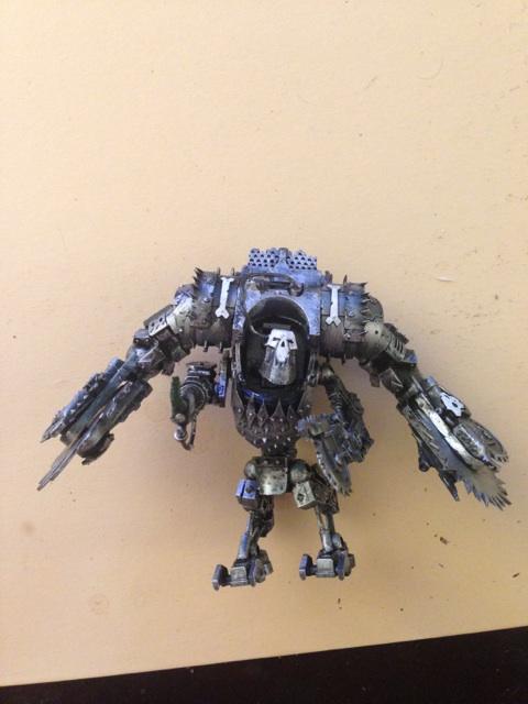 Conversion, Deathwhisper, Deff Dread, Orks, Slice N Dice, Warhammer 40,000