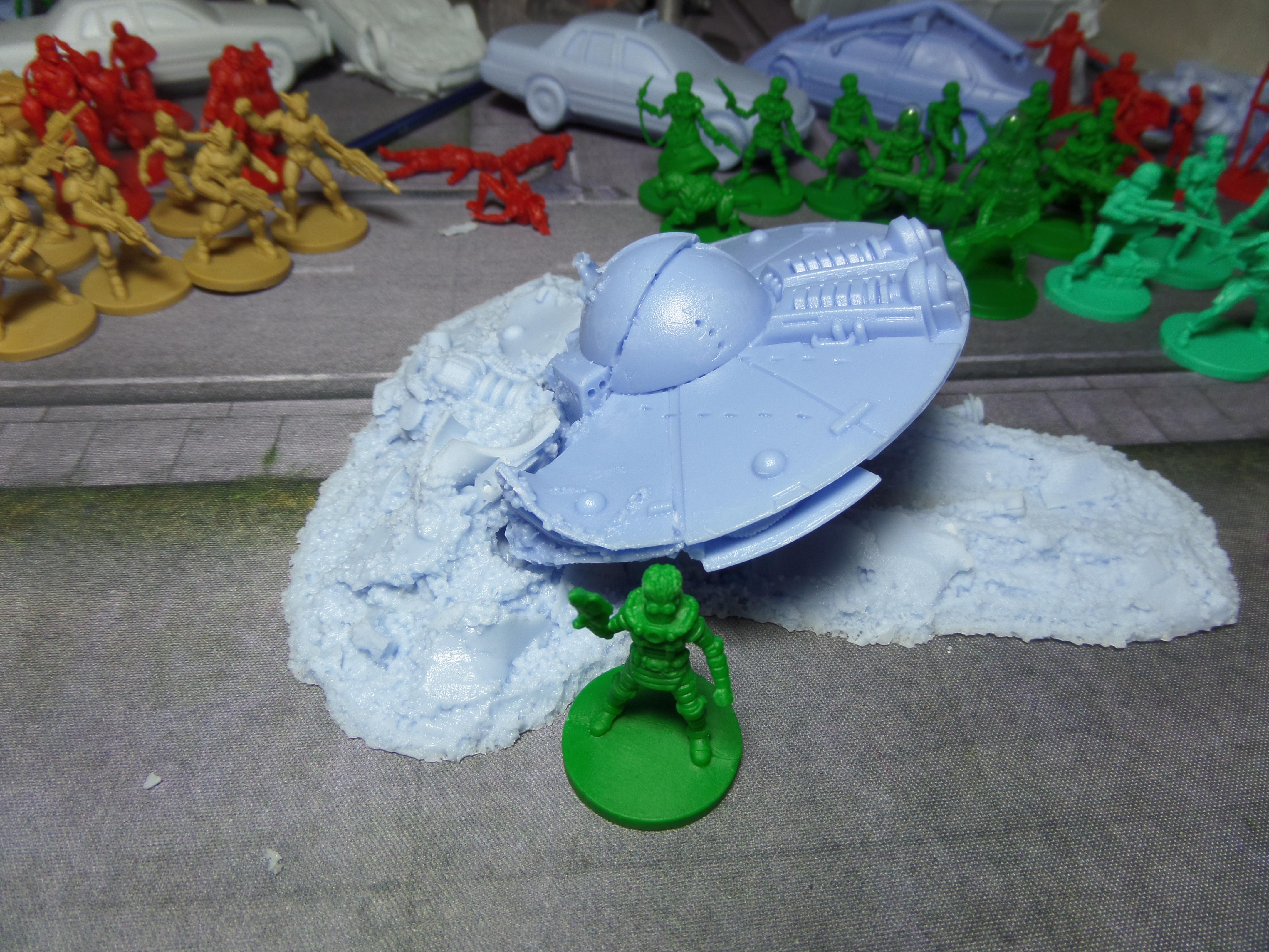 Mars Attacks, Saucer, Terrain