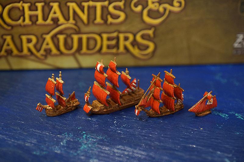 Merchants And Marauders Painted Pirates Sailing Sails Sea Ships Red Team Ships For Merchants And Marauders Gallery Dakkadakka Roll The Dice To See If I M Getting Drunk