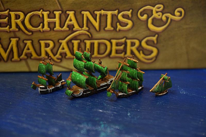 Merchants And Marauders, Painted, Pirates, Sailing, Sails, Sea, Ships