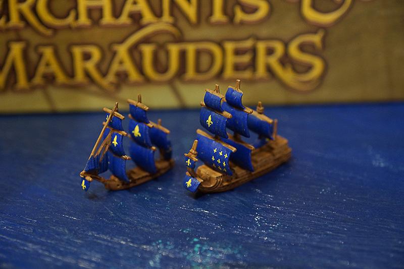 Merchants And Marauders, Painted, Pirates, Sailing, Sails, Sea, Ships
