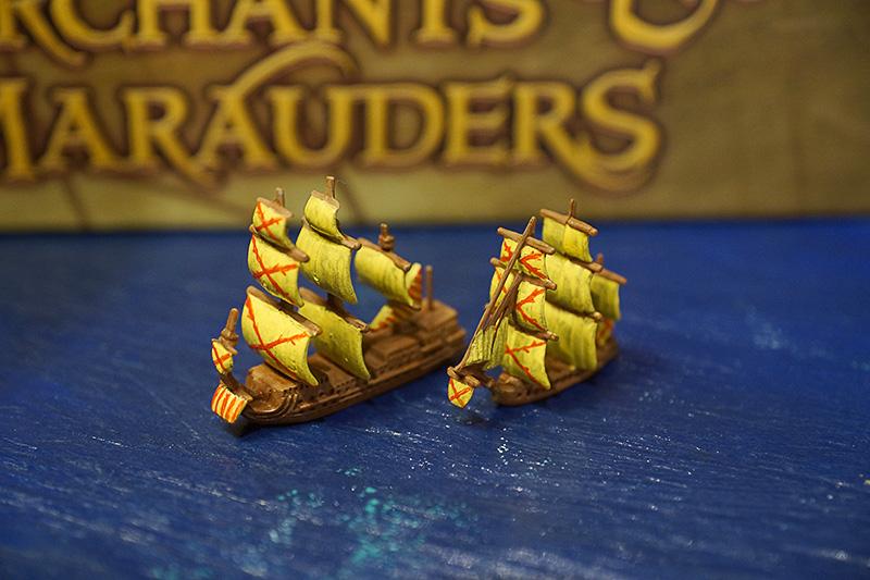 Merchants And Marauders, Painted, Pirates, Sailing, Sails, Sea, Ships