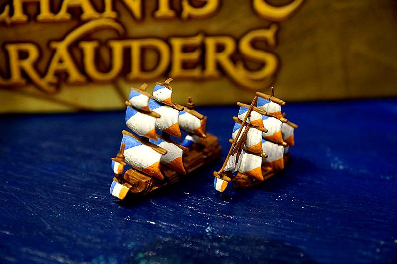 Merchants And Marauders, Painted, Pirates, Sailing, Sails, Sea, Ships