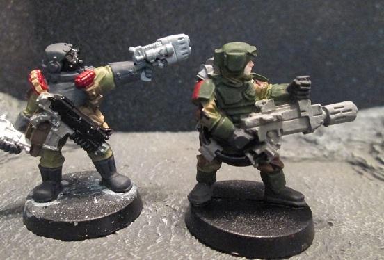 GW Metals - melta Cadian and Plasma Stormie