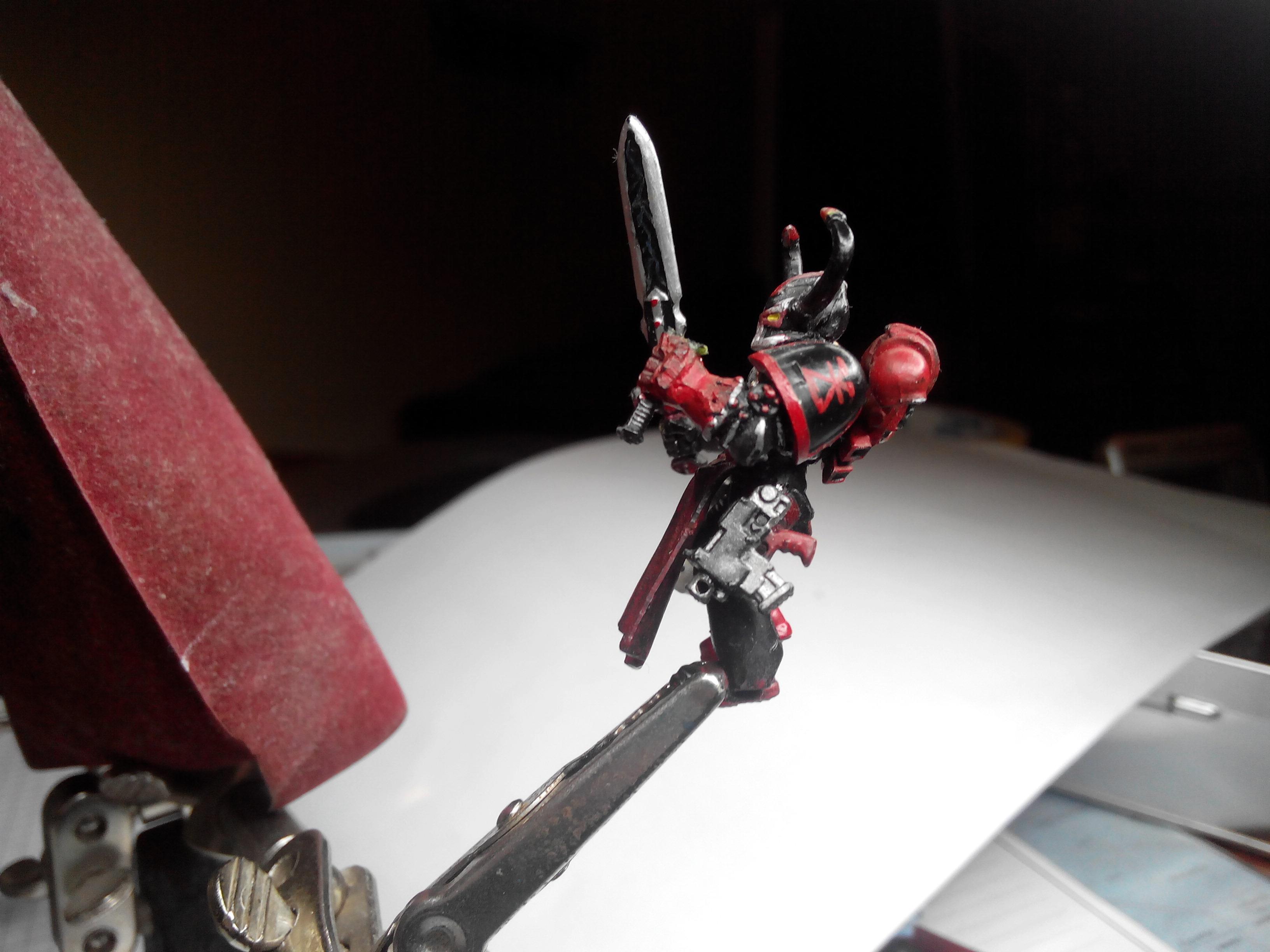 Chaos, Chaos Space Marines, Khorne, Work In Progress