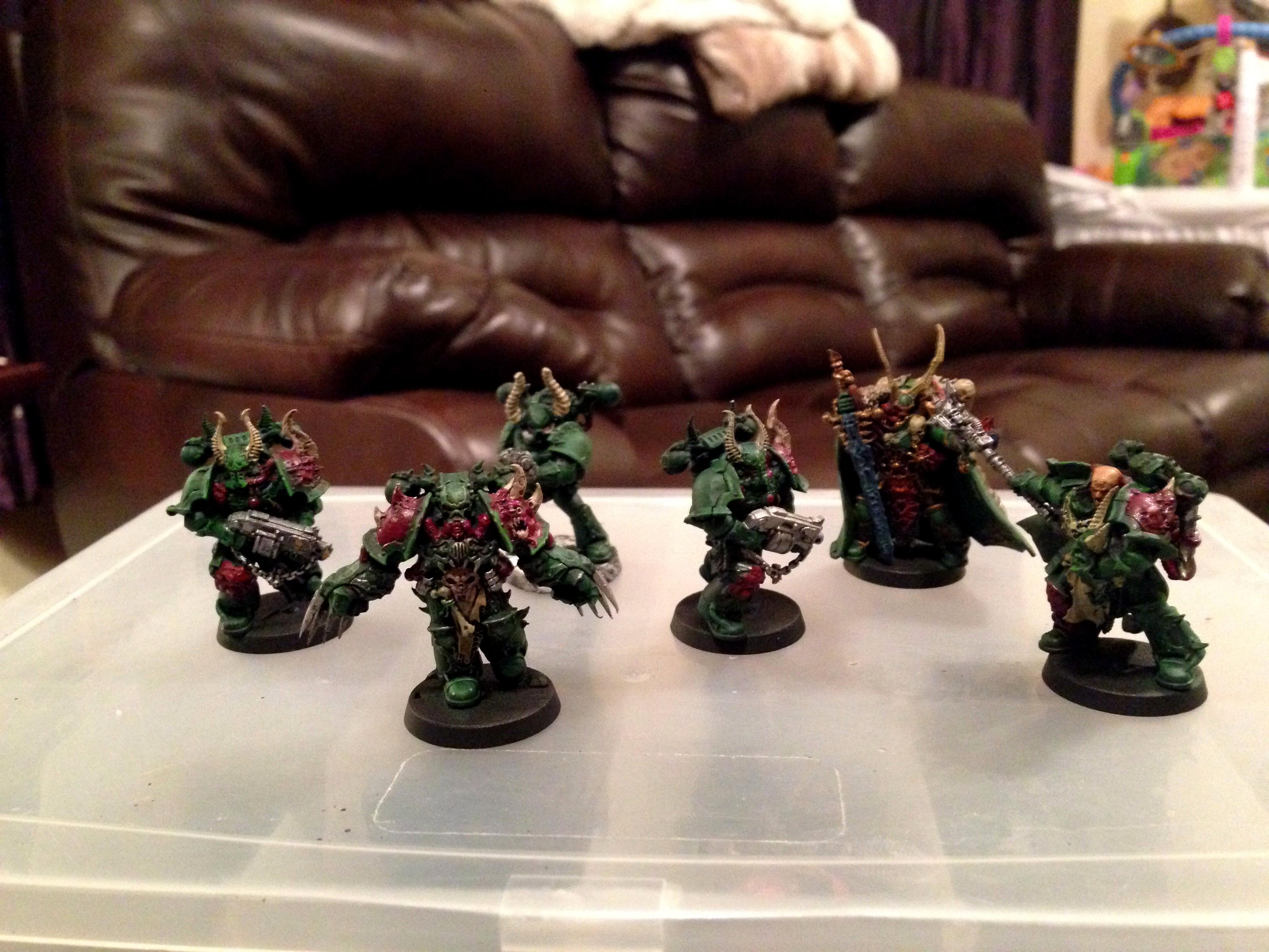 Chaos Space Marines, Chosen, Dv, Nurgle