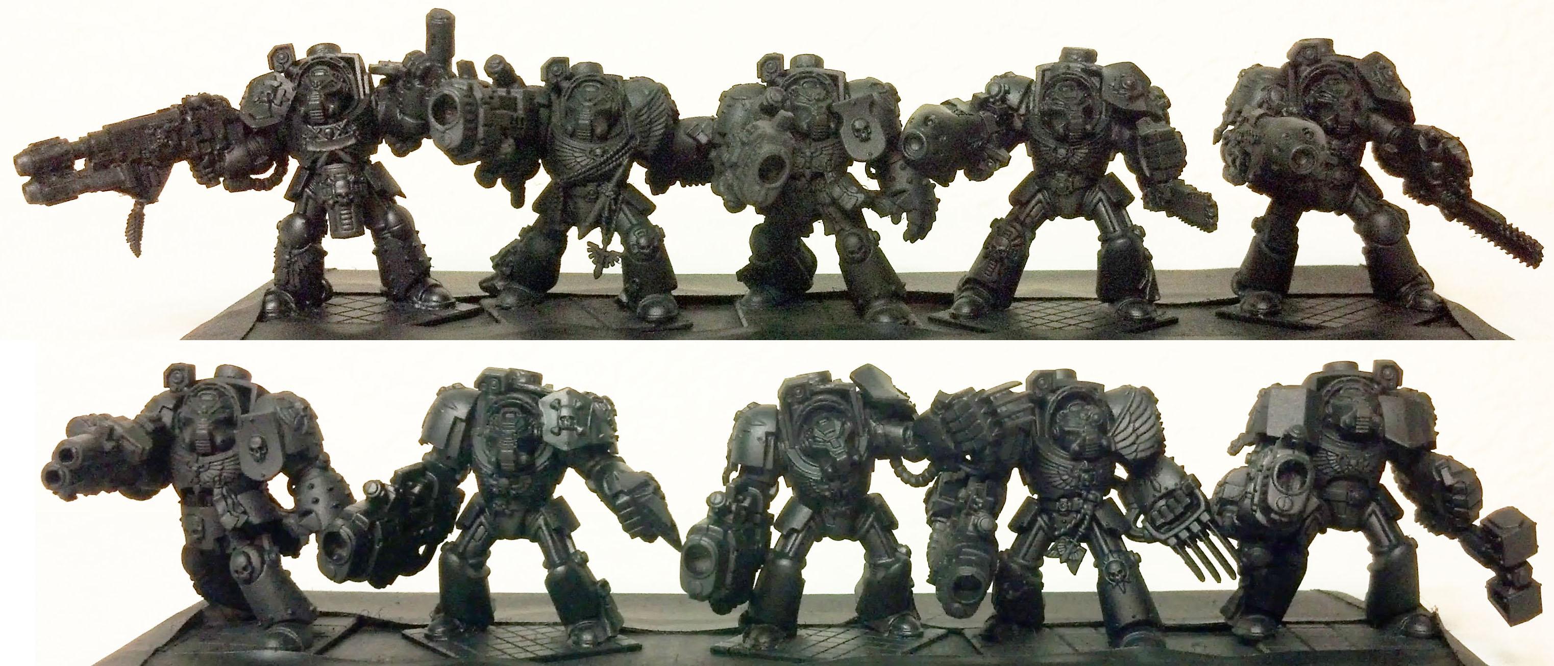 Army, Dark Angels, Darkangels, Space Marines, Tactical Dreadnought Armour, Terminator Armor, War, Warhammer 40,000, Warhammer Fantasy