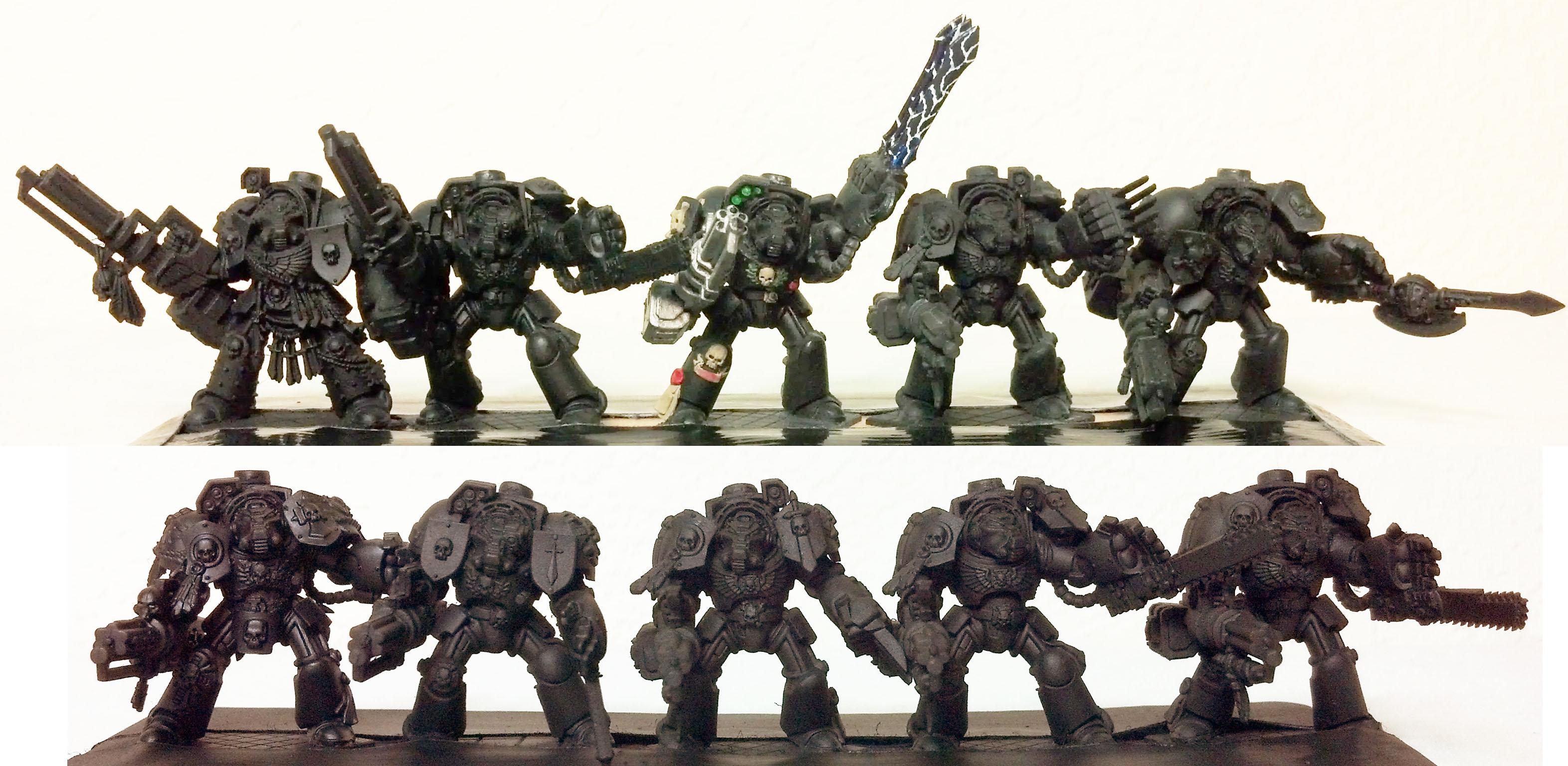 Army, Dark Angels, Darkangels, Space Marines, Tactical Dreadnought Armour, Terminator Armor, War, Warhammer 40,000, Warhammer Fantasy