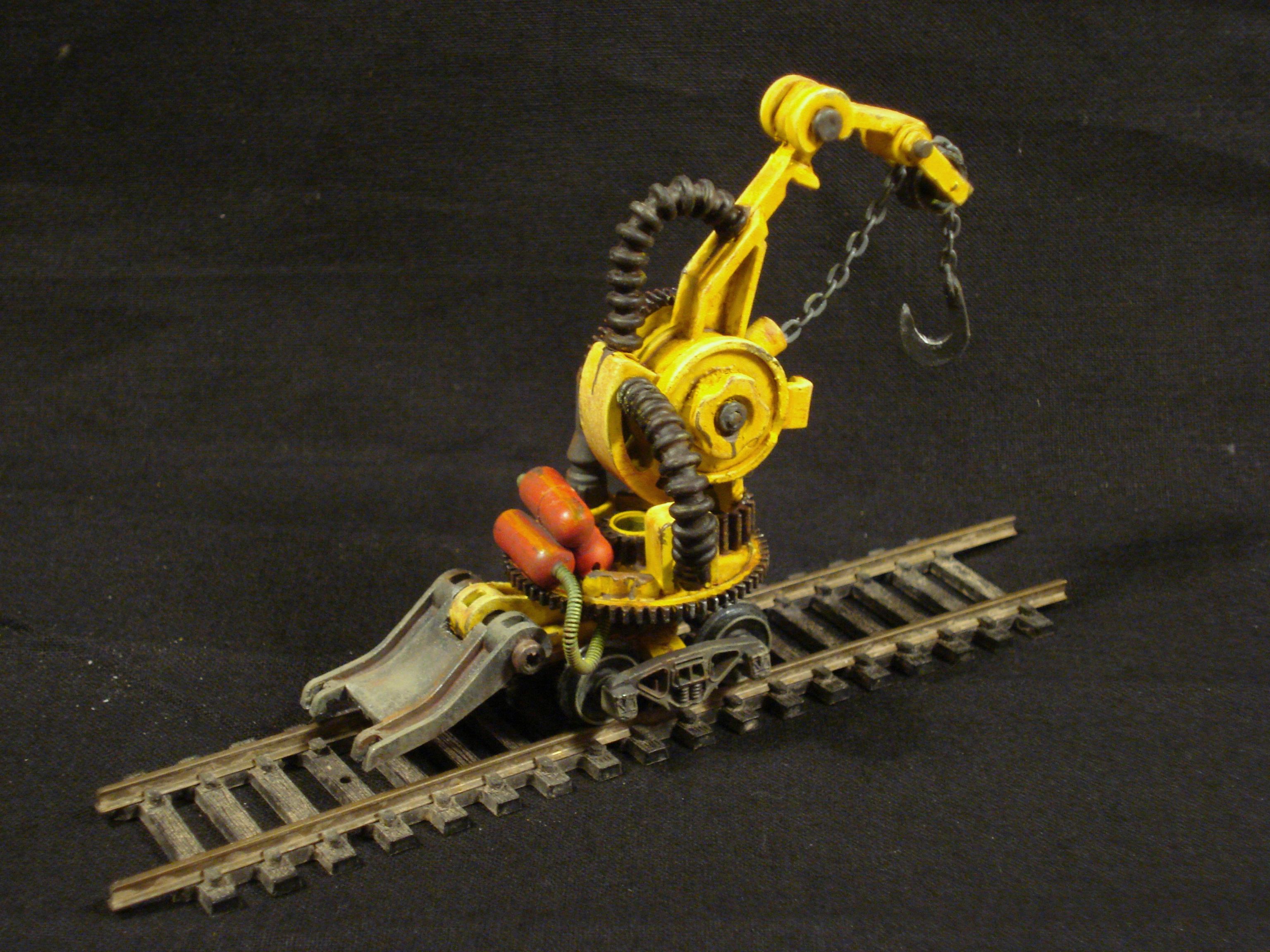 Draisine, Railroad, Scratch, Servitors, Terrain, Work In Progress