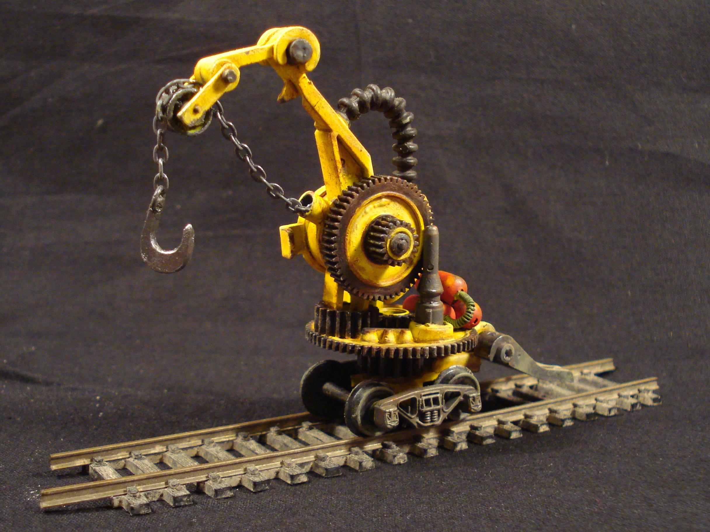 Draisine, Railroad, Scratch, Servitors, Terrain, Work In Progress