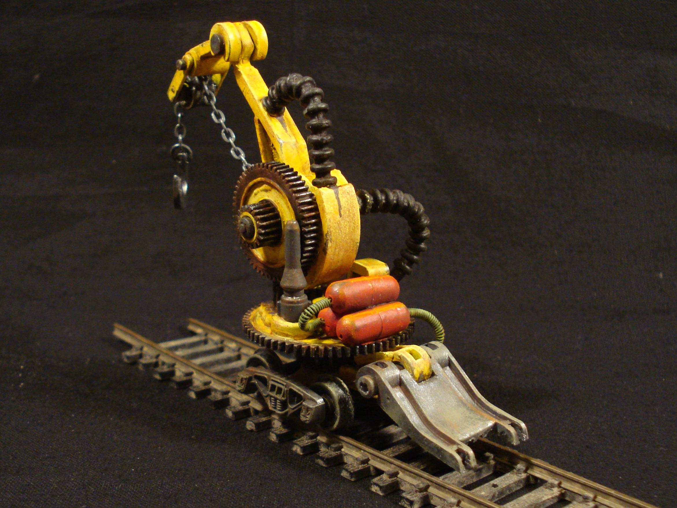 Draisine, Railroad, Scratch, Servitors, Terrain, Work In Progress
