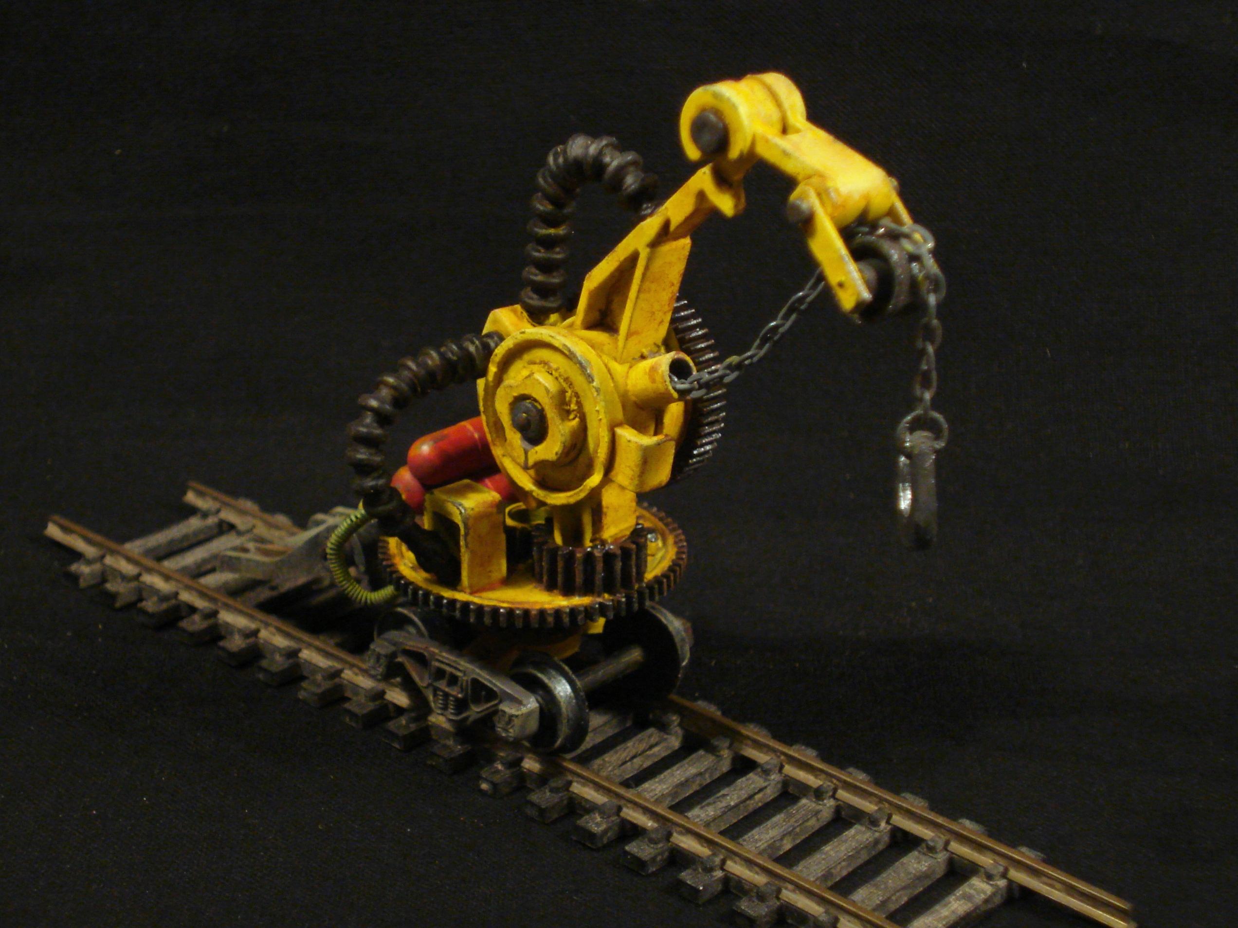 Draisine, Railroad, Scratch, Servitors, Terrain, Work In Progress