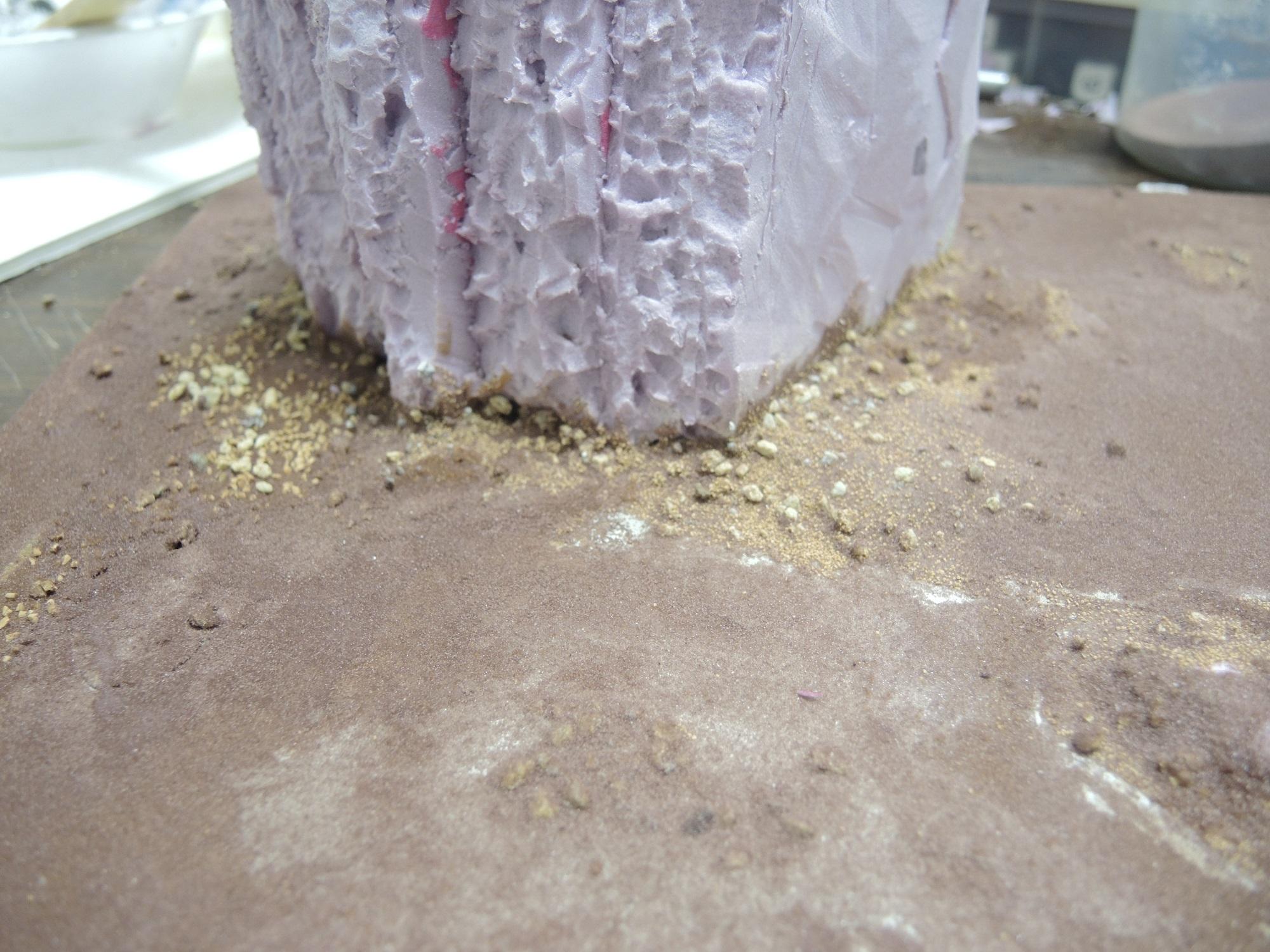 Blue, Commission, Hot Glue, Hotglue, Mesa, Pink, Styrofoam, Terrain, Tutorial, Waaazag, Waazag, Work In Progress