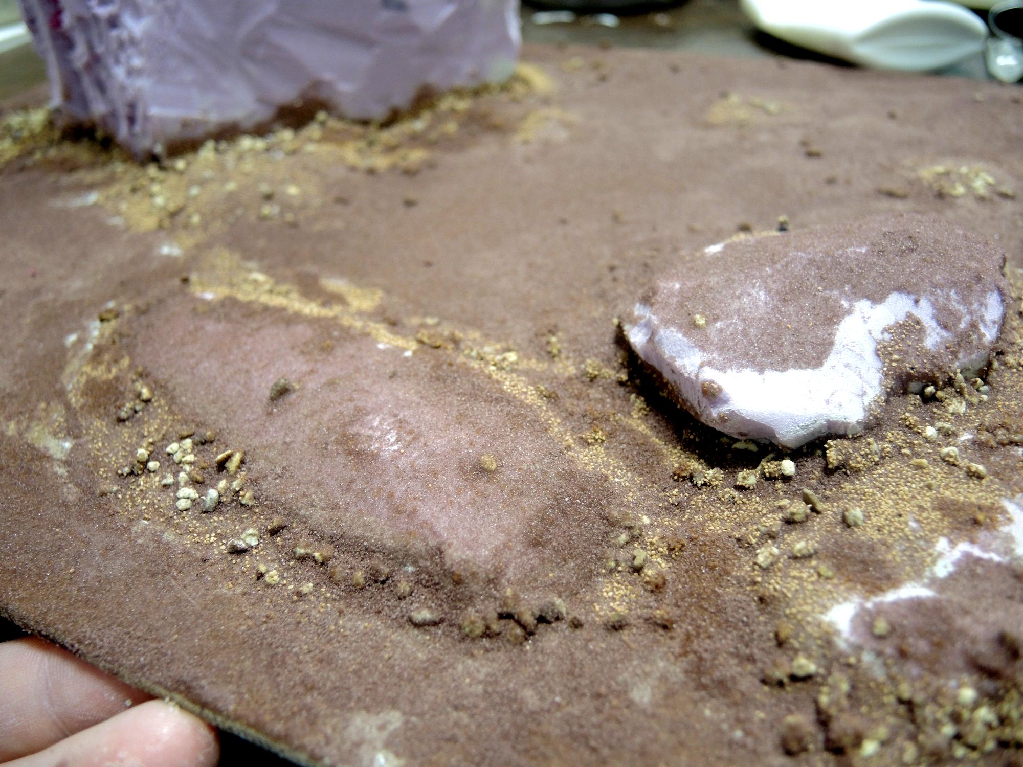 Blue, Commission, Hot Glue, Hotglue, Mesa, Pink, Styrofoam, Terrain, Tutorial, Waaazag, Waazag, Work In Progress