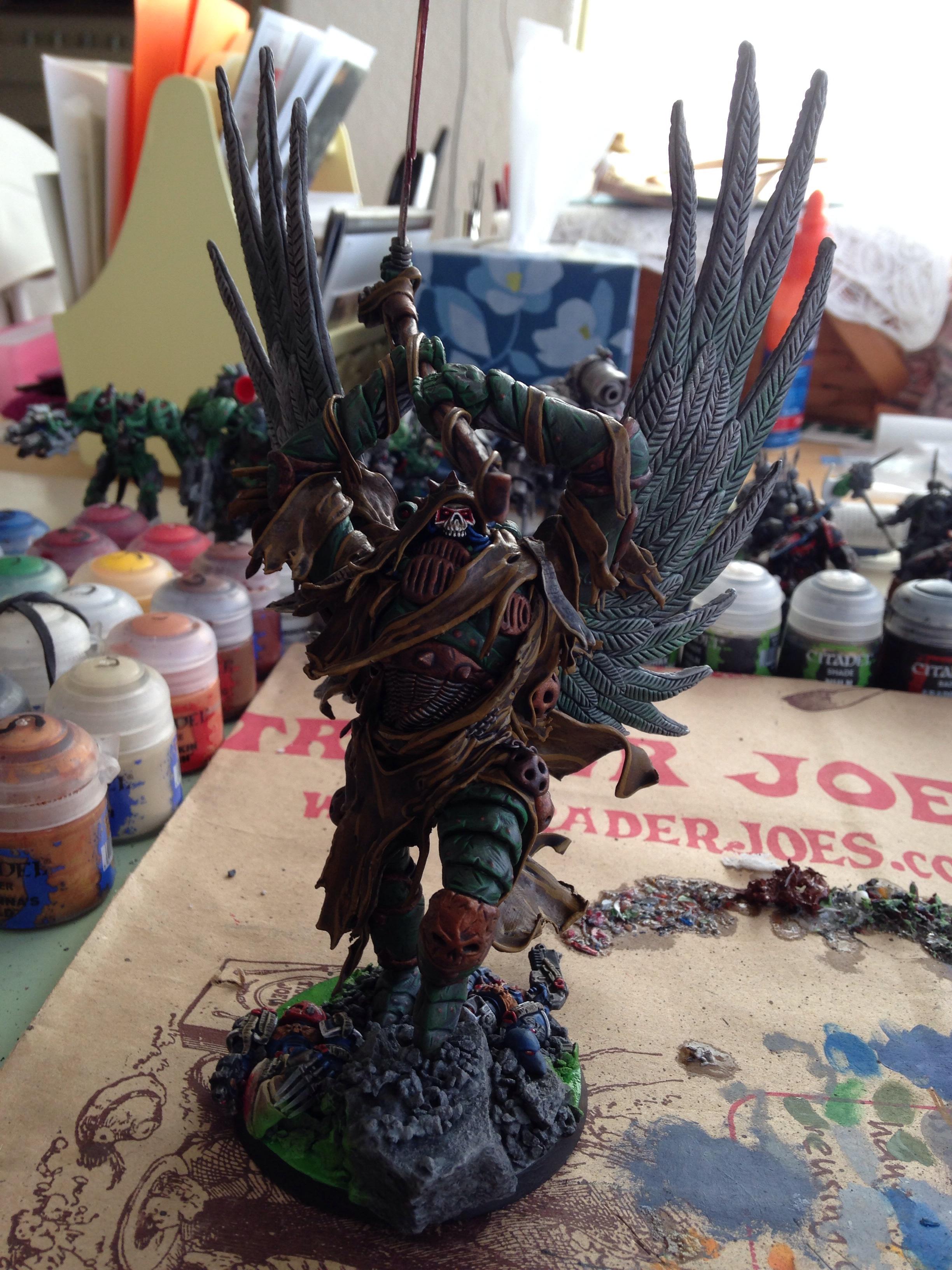 Chaos Space Marines, Daemon Prince, Death Guard, Mortarion, Nurgle, Primarch