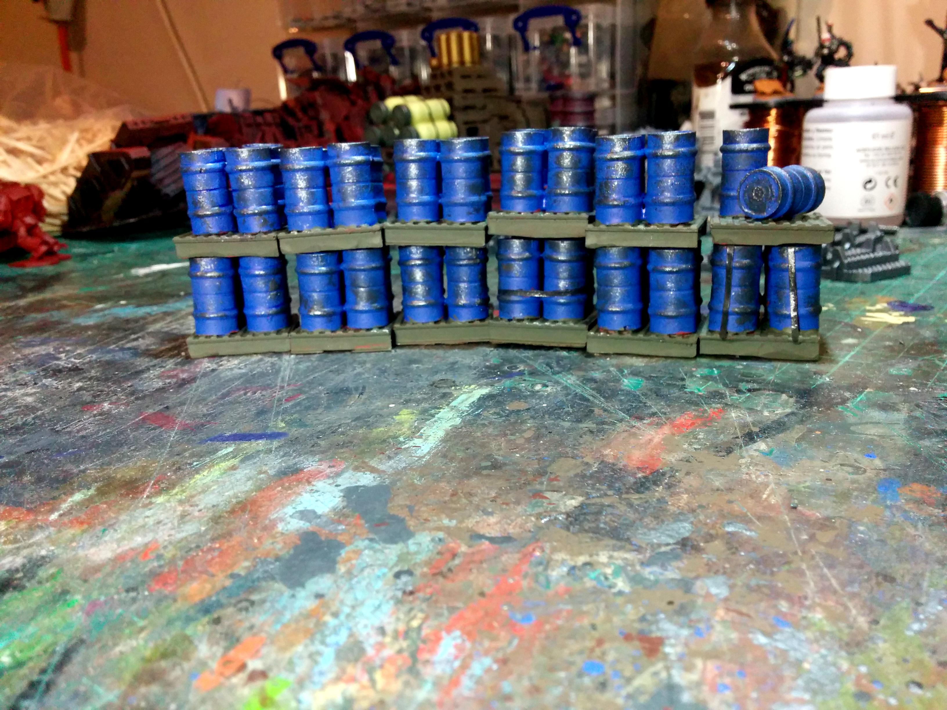 Barrels....faasands of them