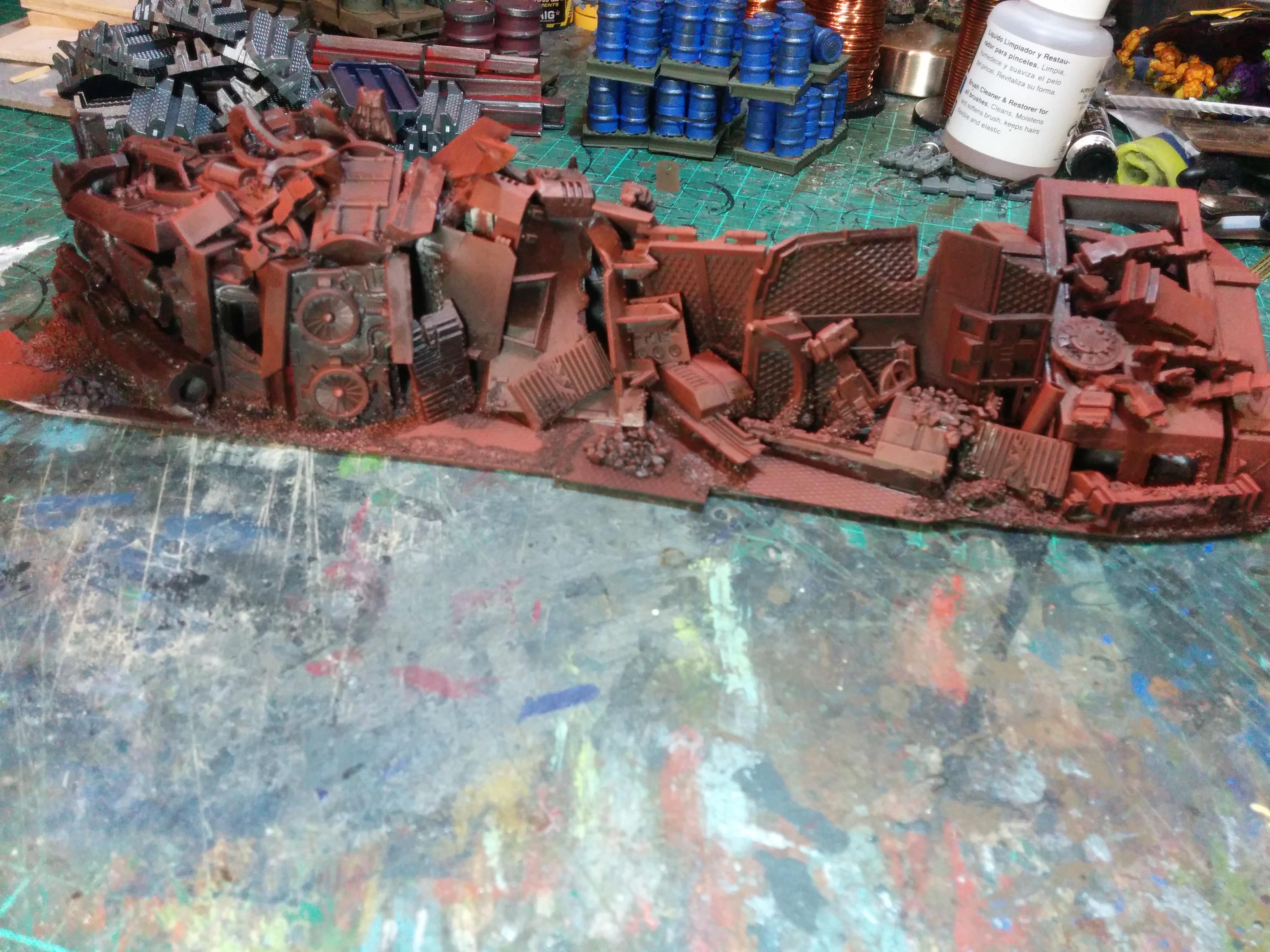 Junk/scrap barricade