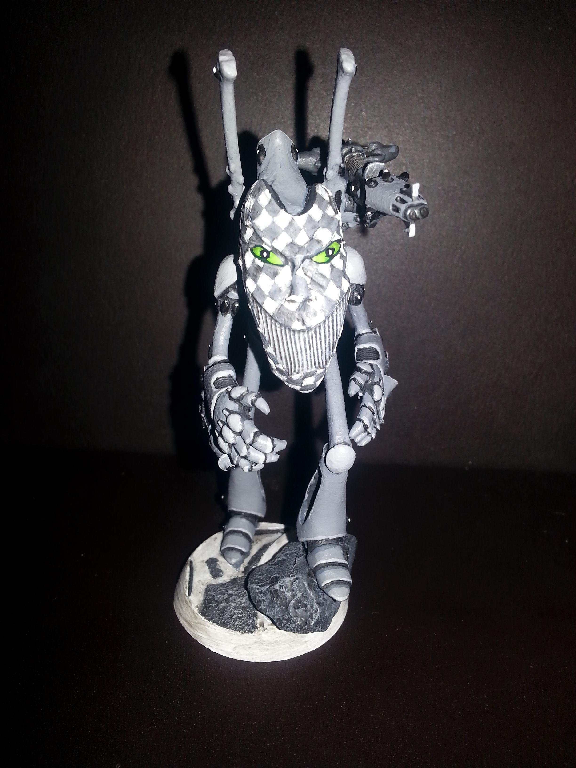 Eldar, Face, Grey, Wraithlord