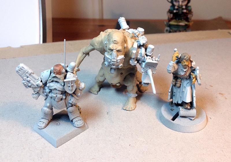 painting begins
