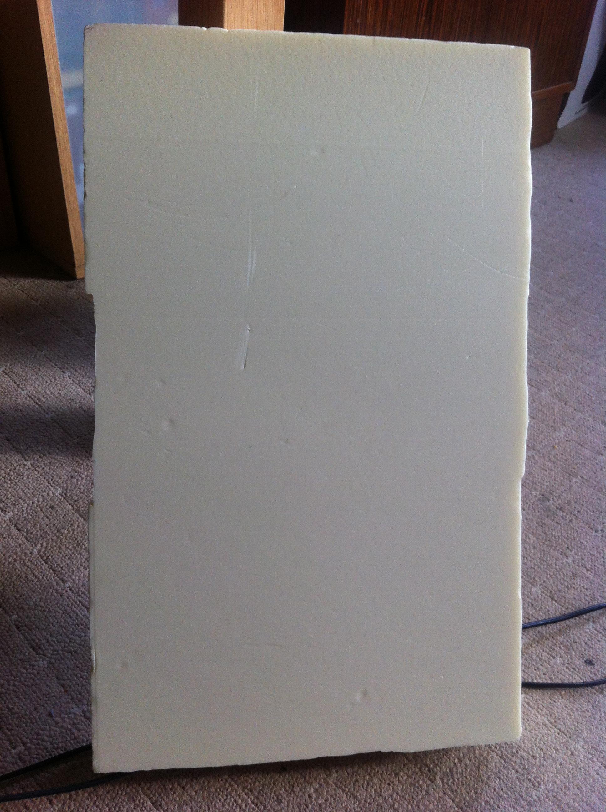 foam board... "before"