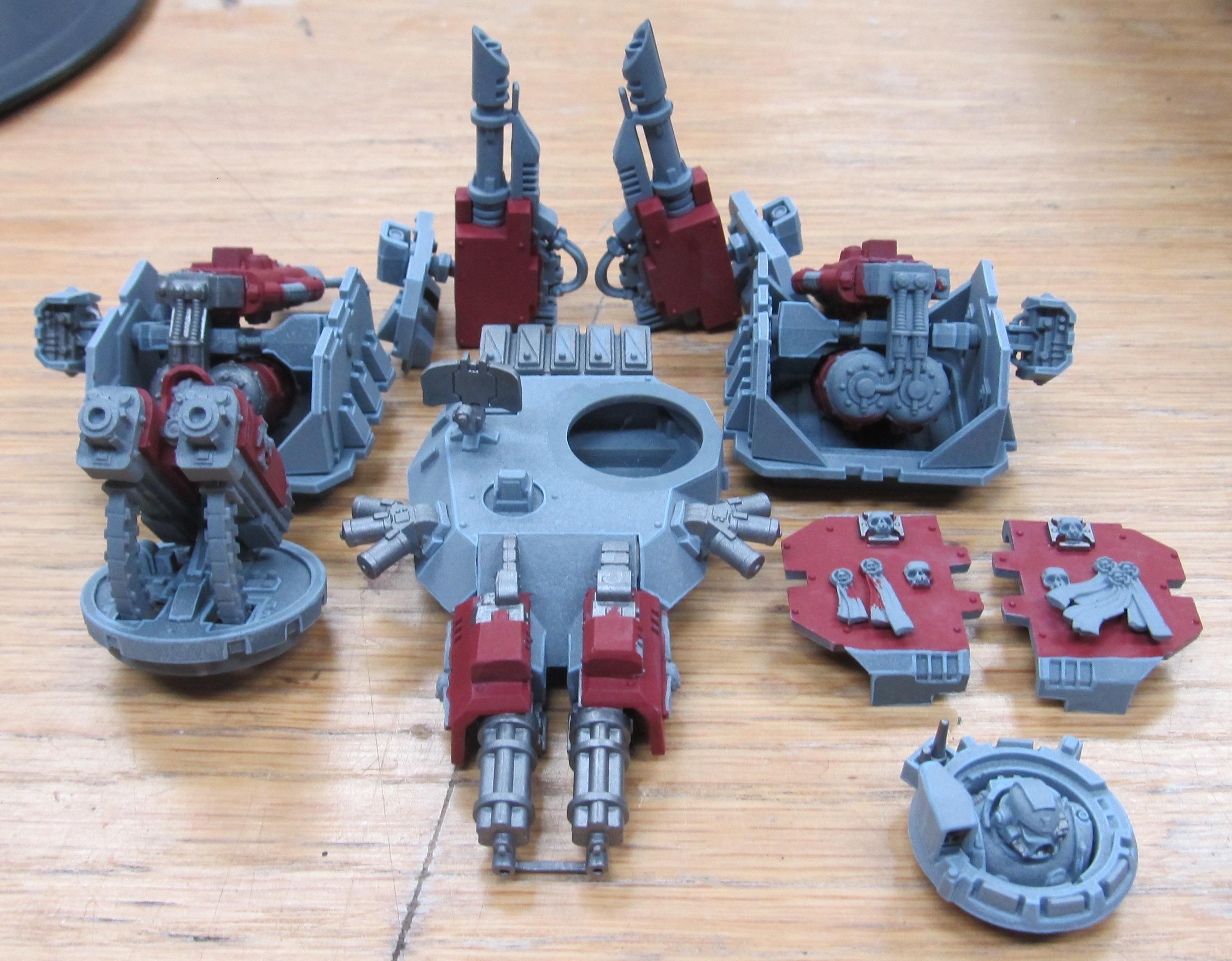 Landraider bits WIP 3