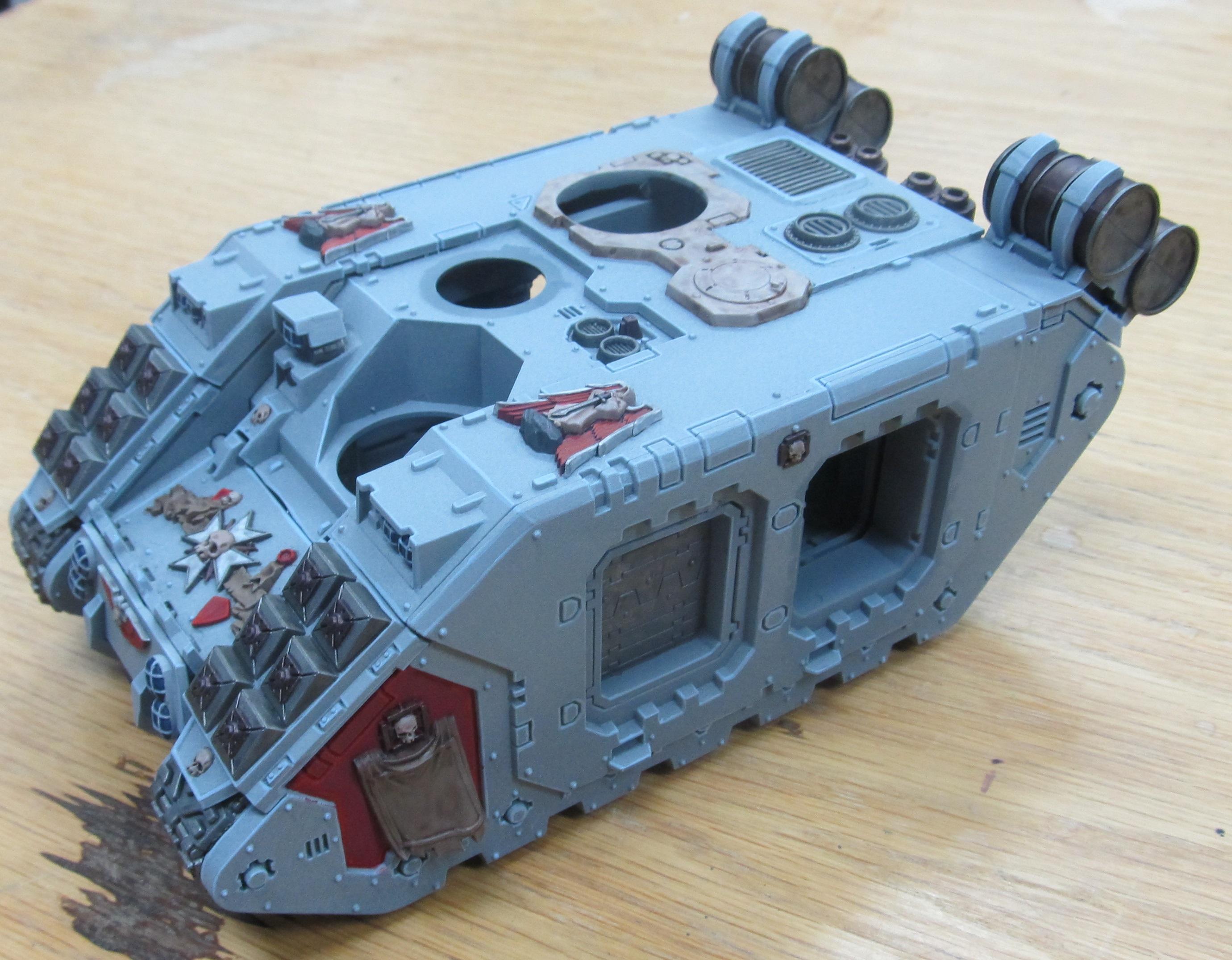 Landraider WIP 9 Left