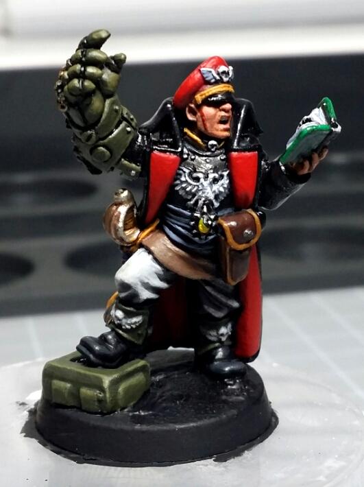 Cadians, Commissar, Games Workshop, Imperial Guard, Power Fist, Warhammer 40,000