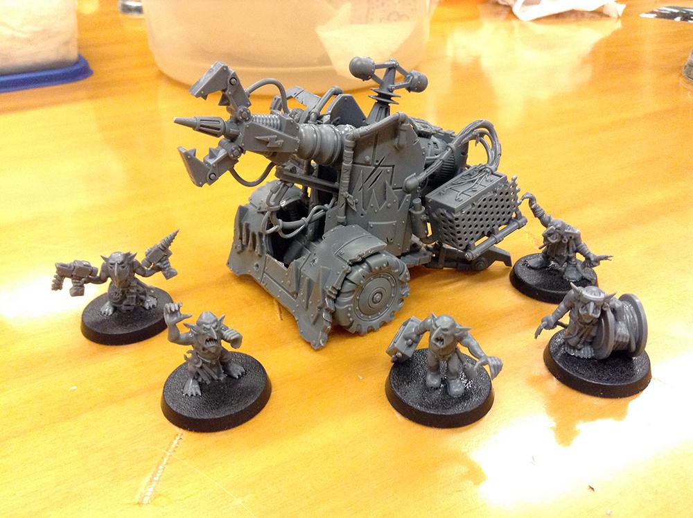 Deathskulls, Orks, Ork Mek Gun WIP