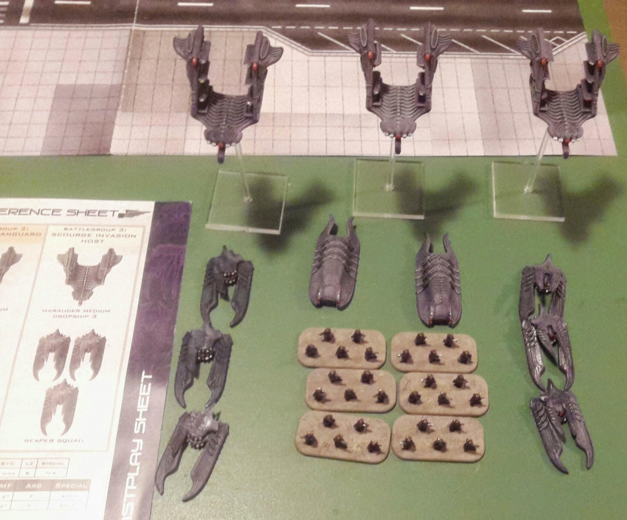 Dropzone Commander, Dzc, Gdi, Hawk, Hawk Wargames, Reaper, Scourge, Starter, Ucm