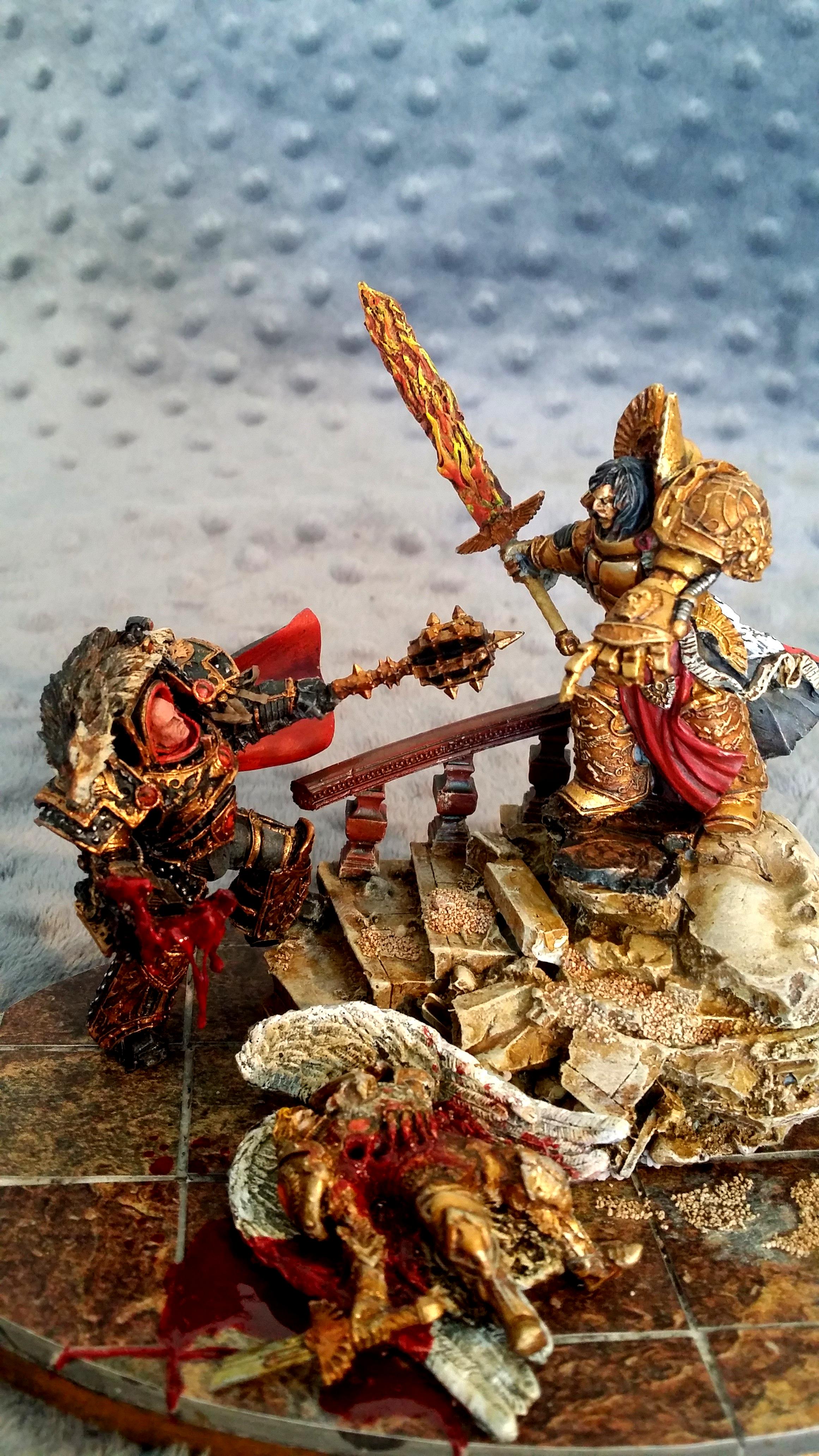 Emperor, Final Battle, Horus, Horus Heresy, Horus Vs The Emperor