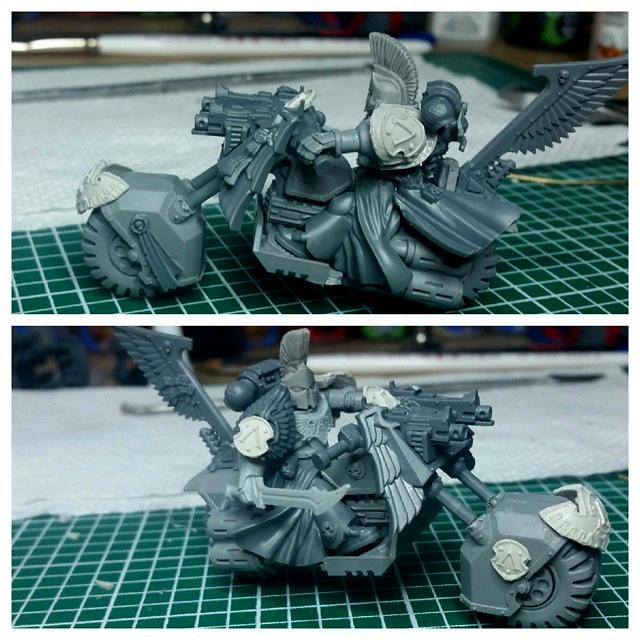 Bike, Scibor, Space Marines, Sparta, White Scars