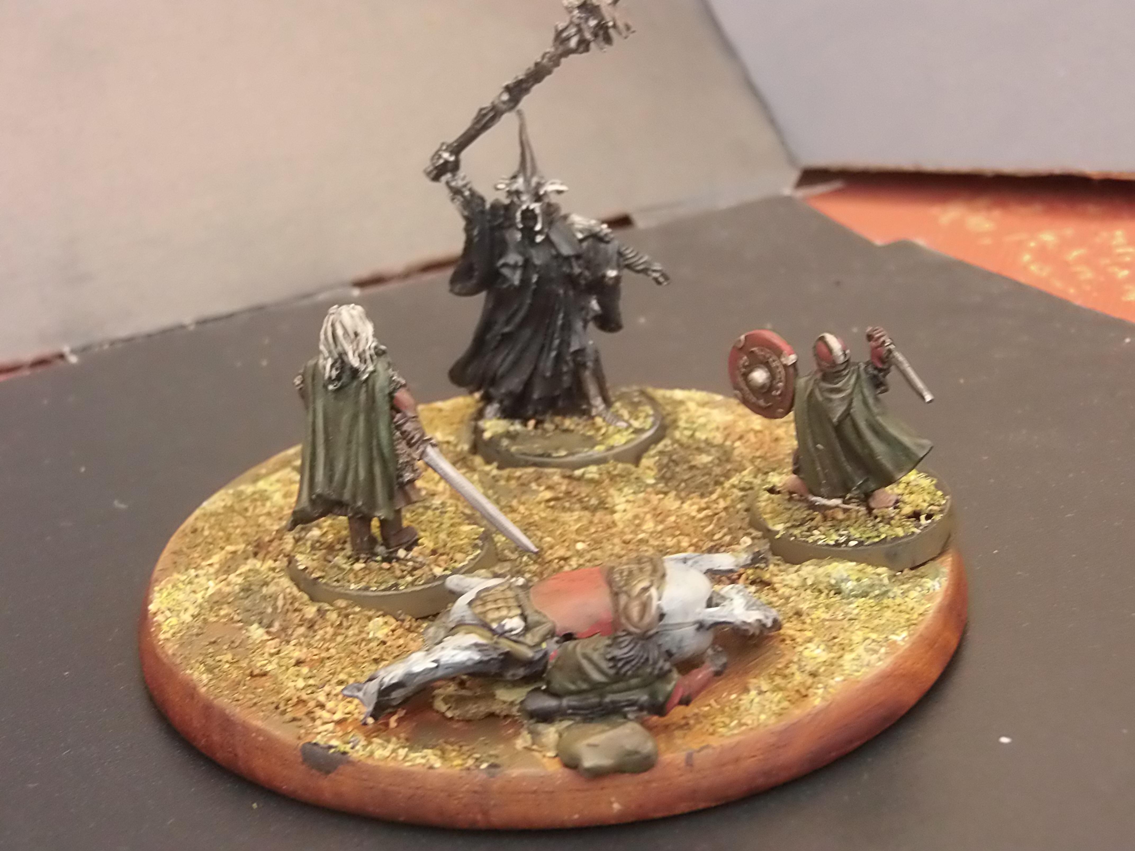 Diorama, Display, Eowyn, Hobbit, Lord Of The Rings, Nazgul, Return Of The King, Ringwraith, Rohan, Tolkien