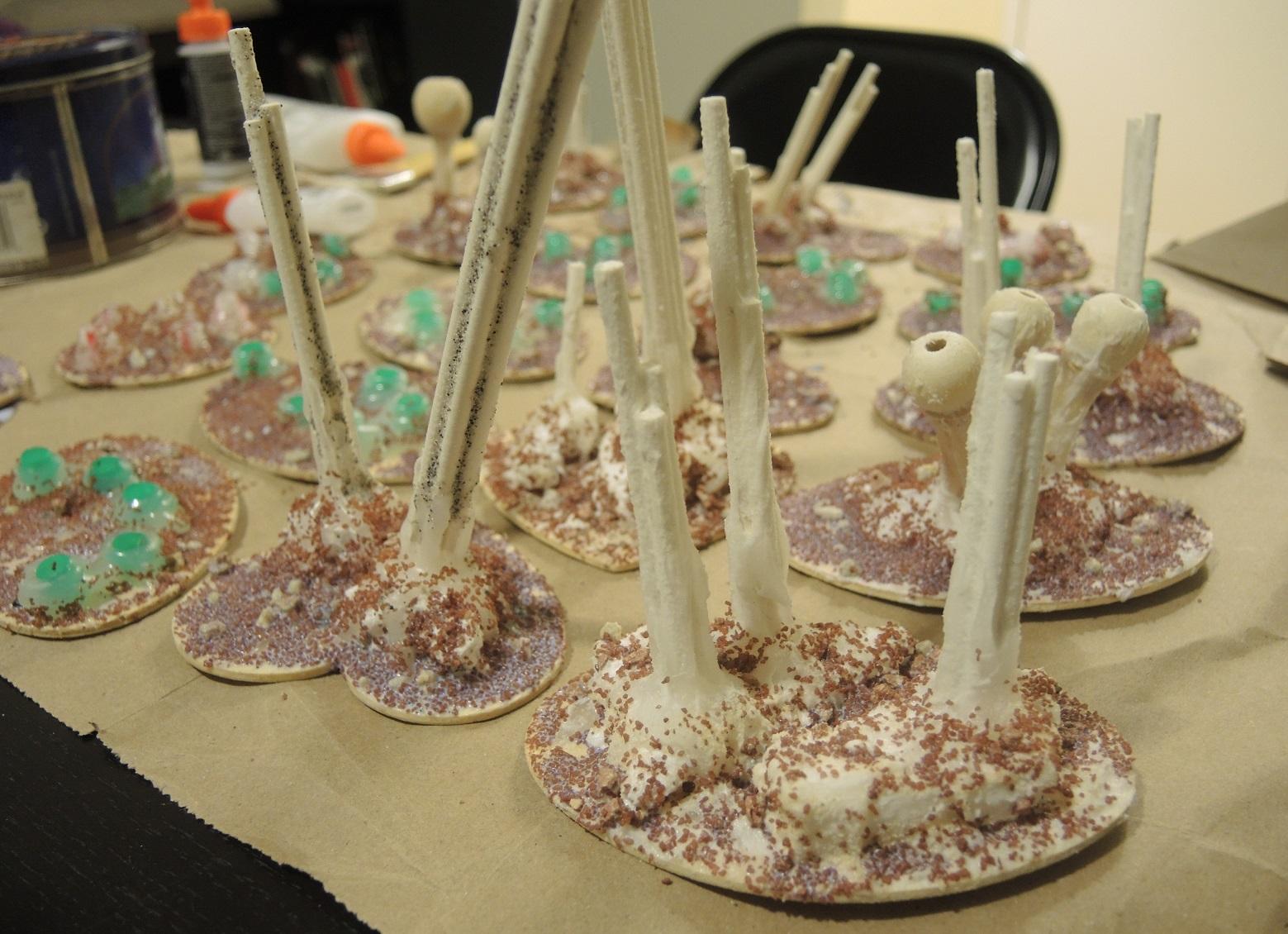 Alien, Commission, Garlic, Hot Glue, Hotglue, Jungle, Straws, Terrain, Tutorial, Waaazag, Waazag, Wood, Work In Progress