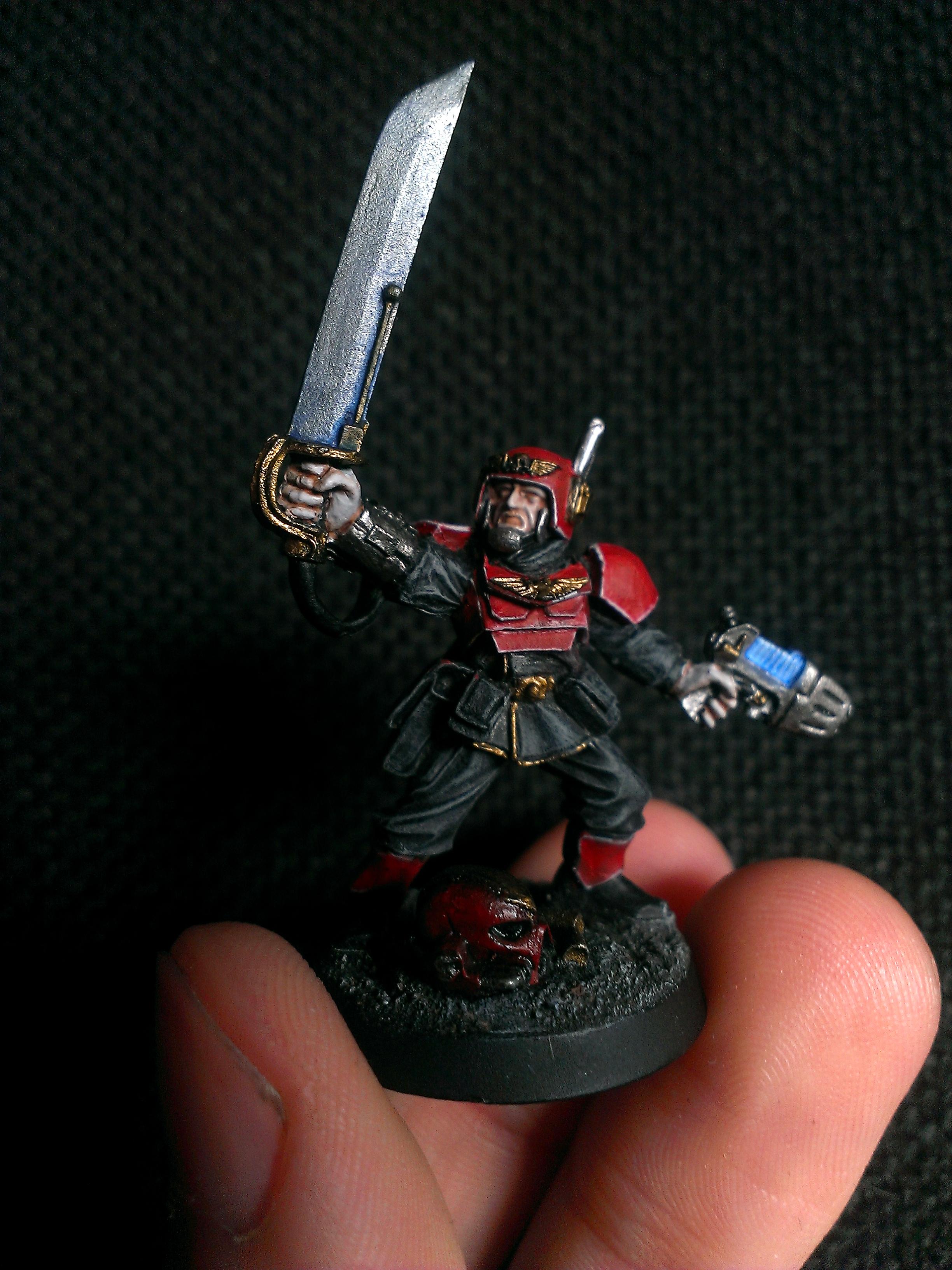 Custom, Imperial Guard, Plasma, Power Sword, Red