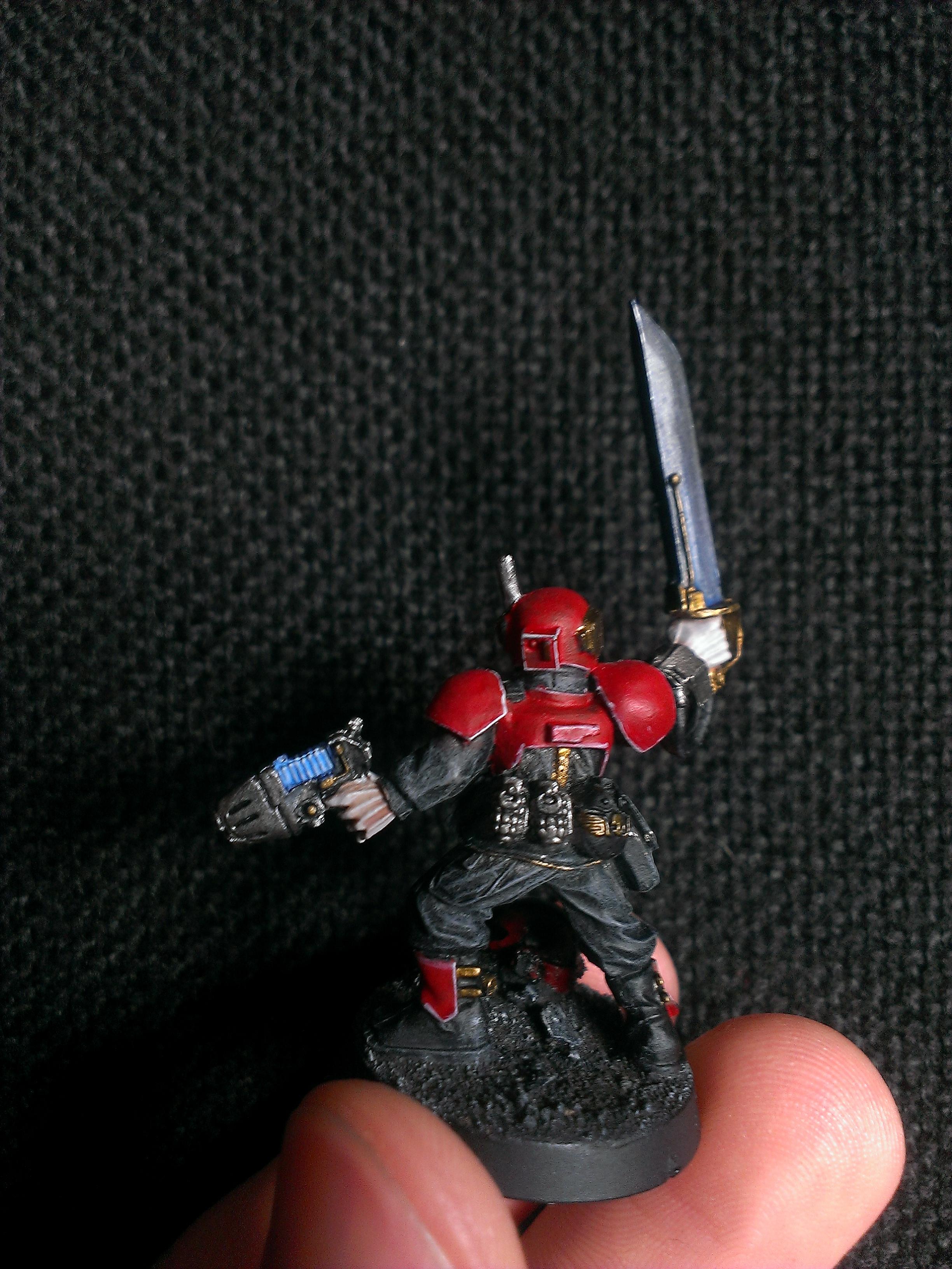 Custom, Imperial Guard, Plasma, Power Sword, Red