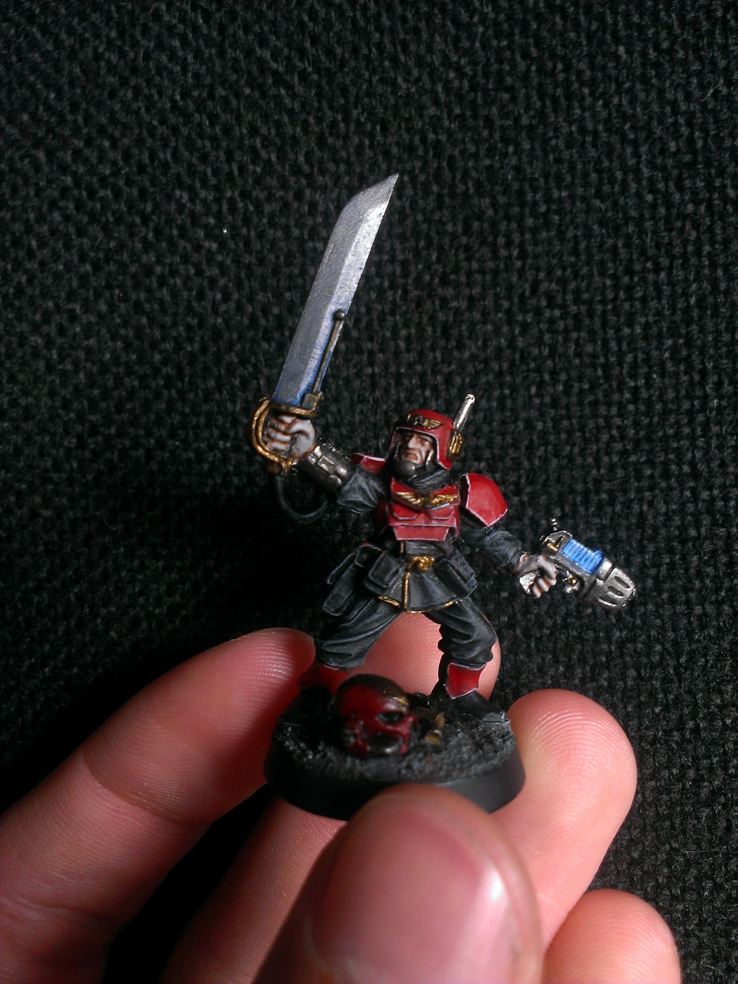 Custom, Imperial Guard, Plasma, Power Sword, Red