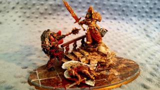 Horus Heresy, Emperor confronting Horus of his Heresy