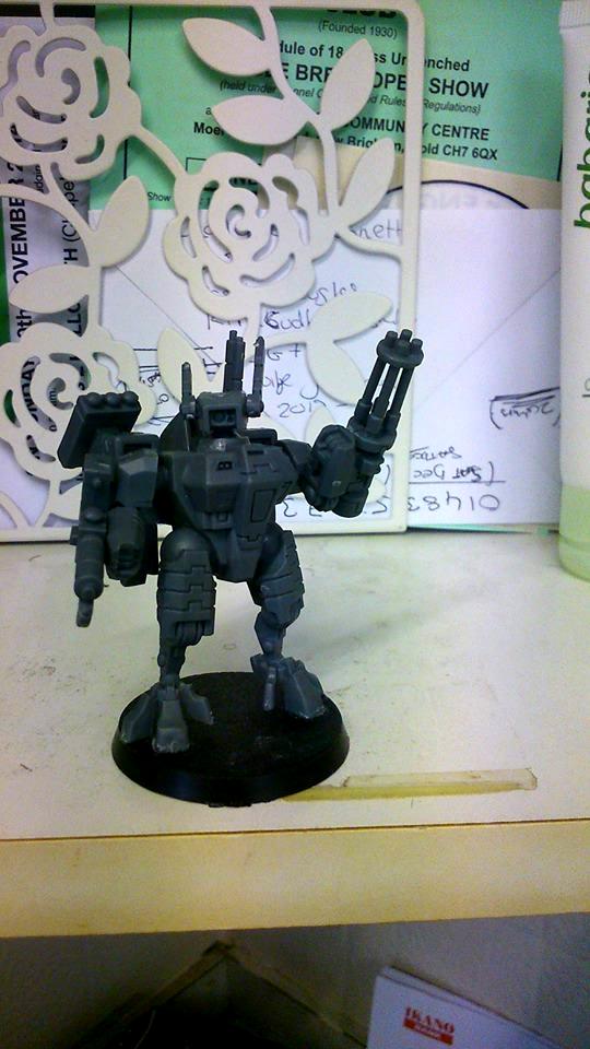 Unpainted crisis suit