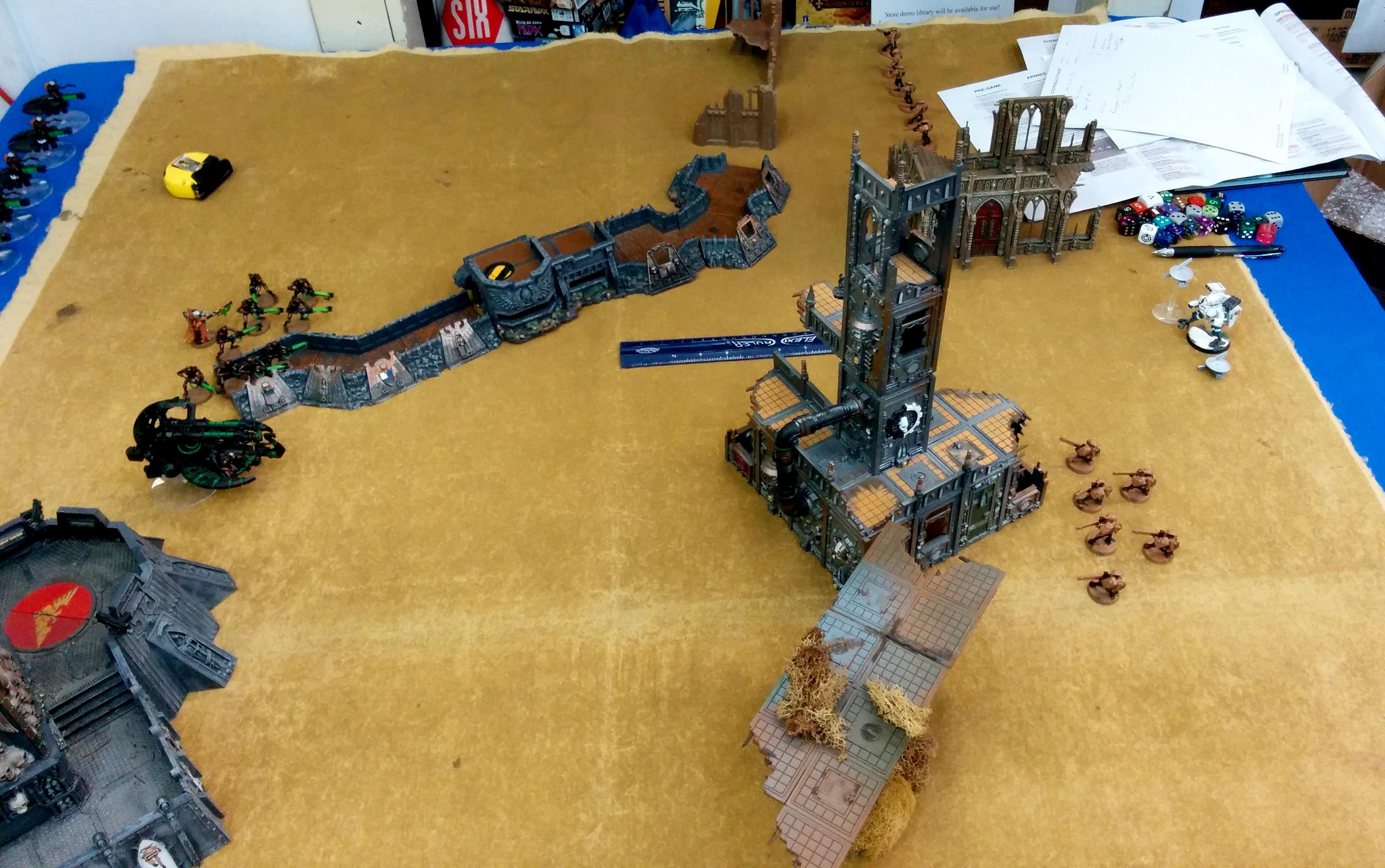 500 Pts., Battle Report, Eldar, Tau