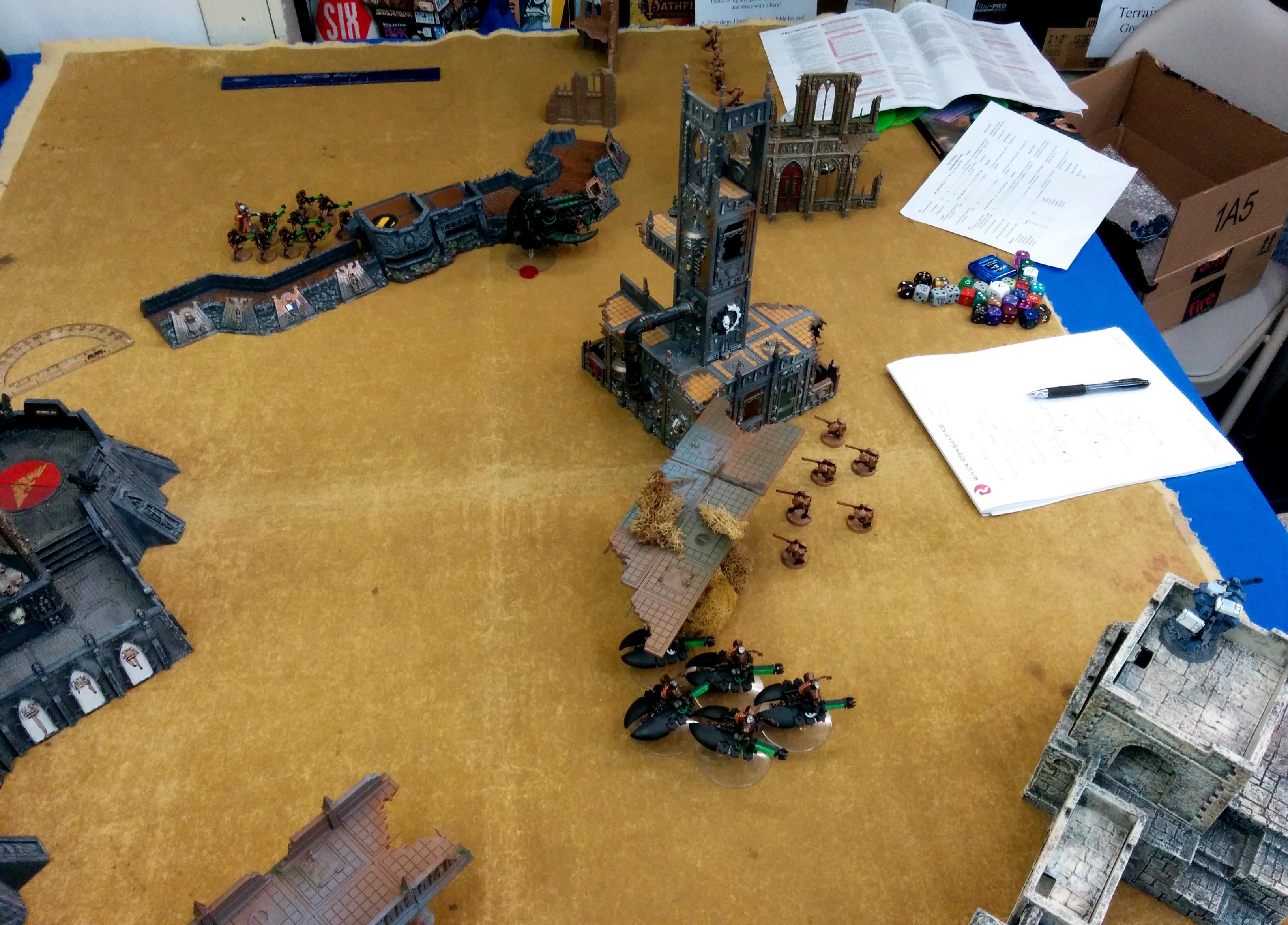 500 Pts., Battle Report, Eldar, Tau