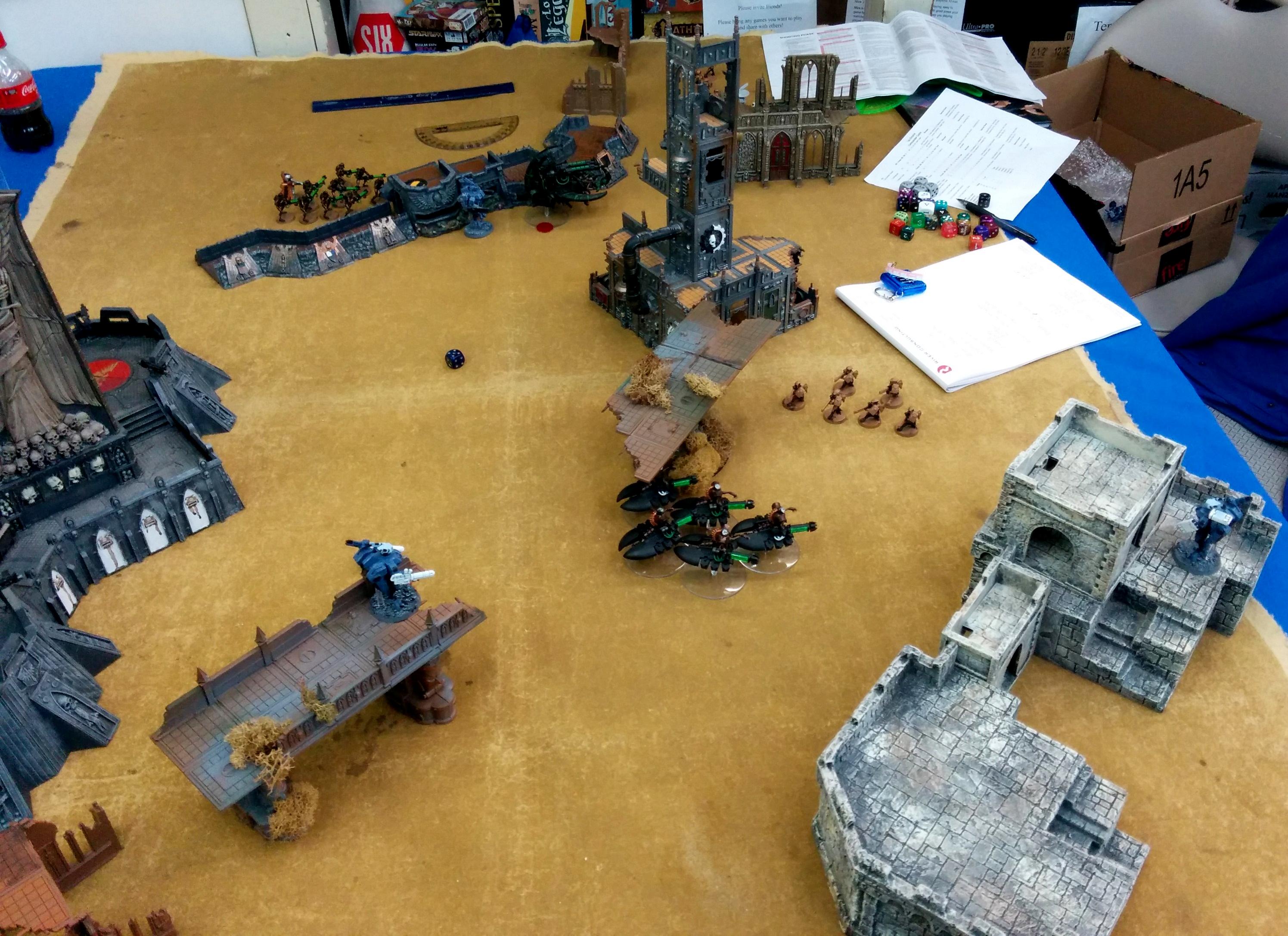 500 Pts., Battle Report, Eldar, Tau