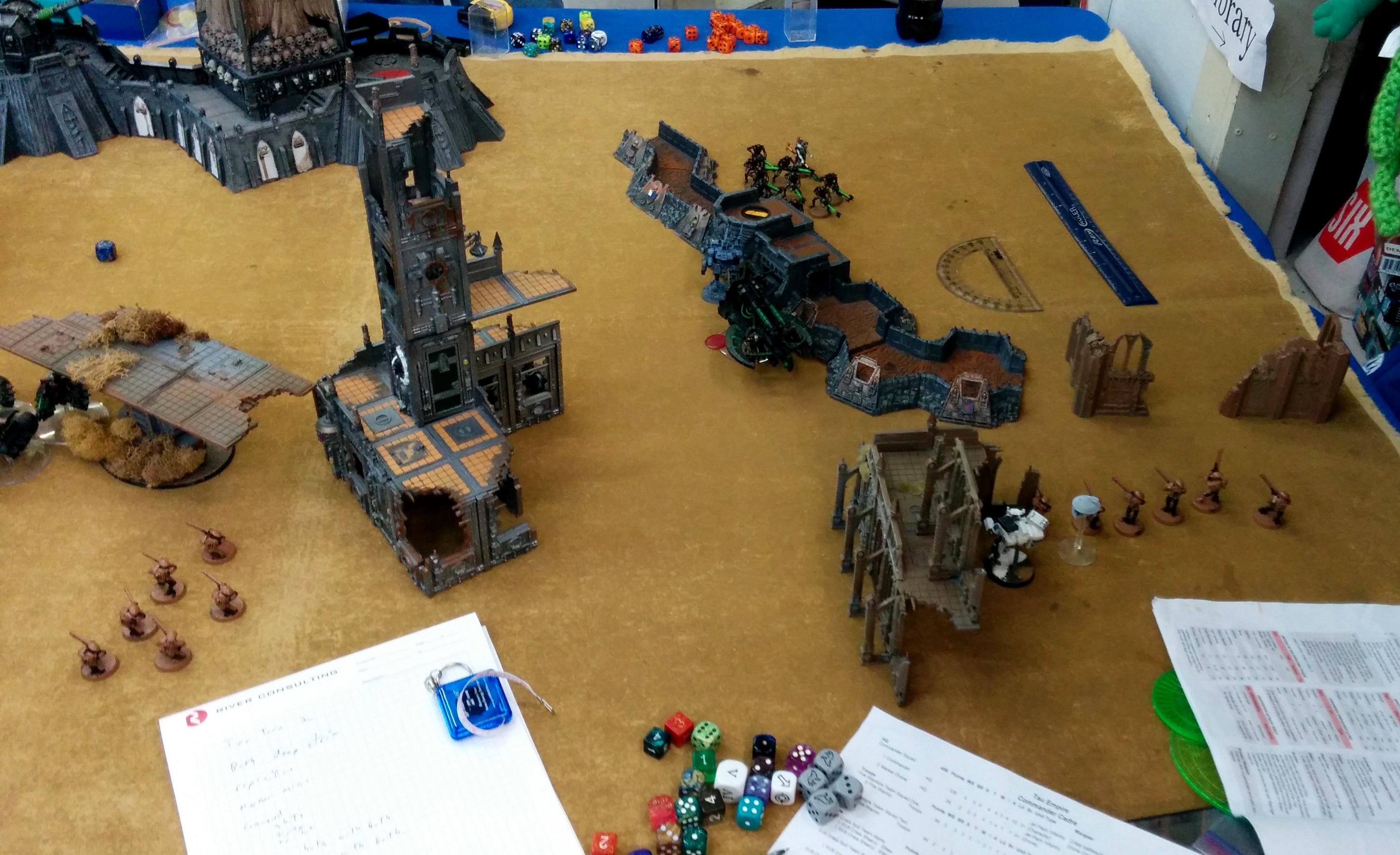 500 Pts., Battle Report, Eldar, Tau