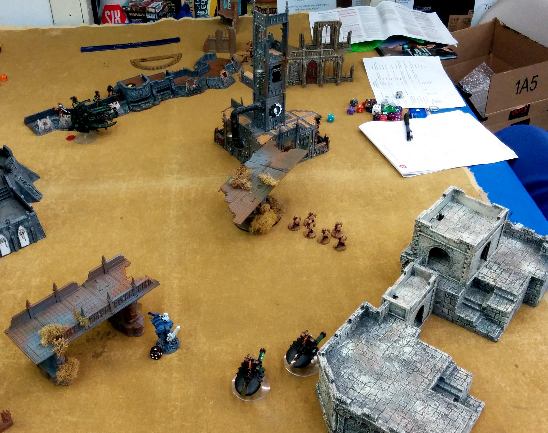 500 Pts., Battle Report, Eldar, Tau