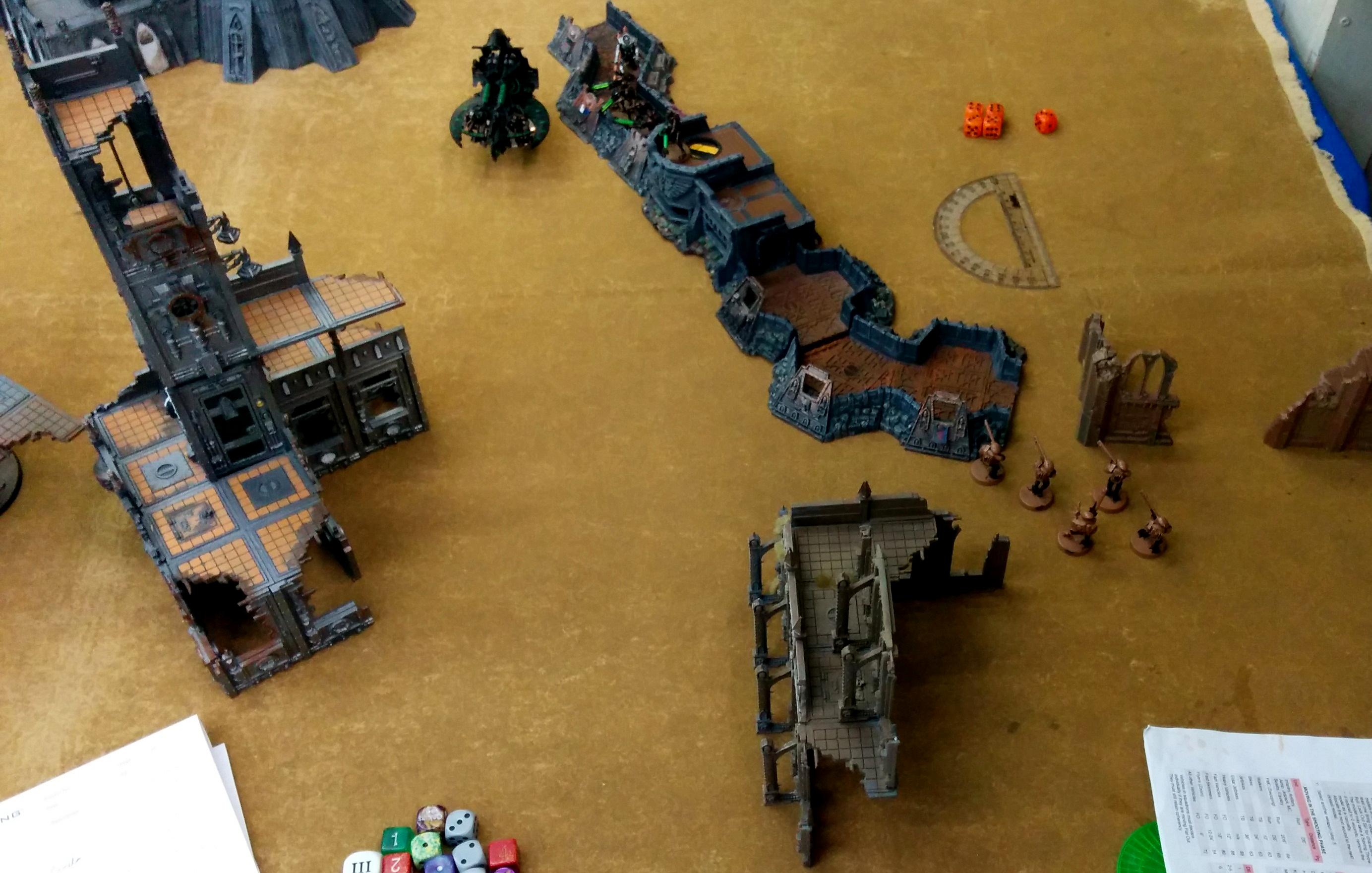 500 Pts., Battle Report, Eldar, Tau