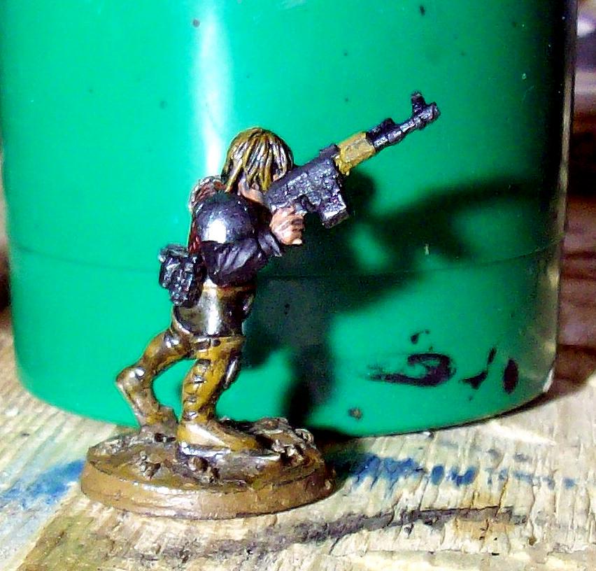 Heretic with laser AK