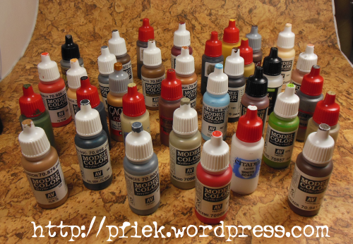 Color collection used for my Einherjar