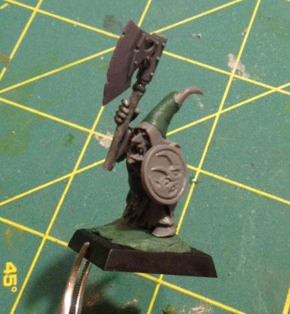 side view so you can see the ax and shield