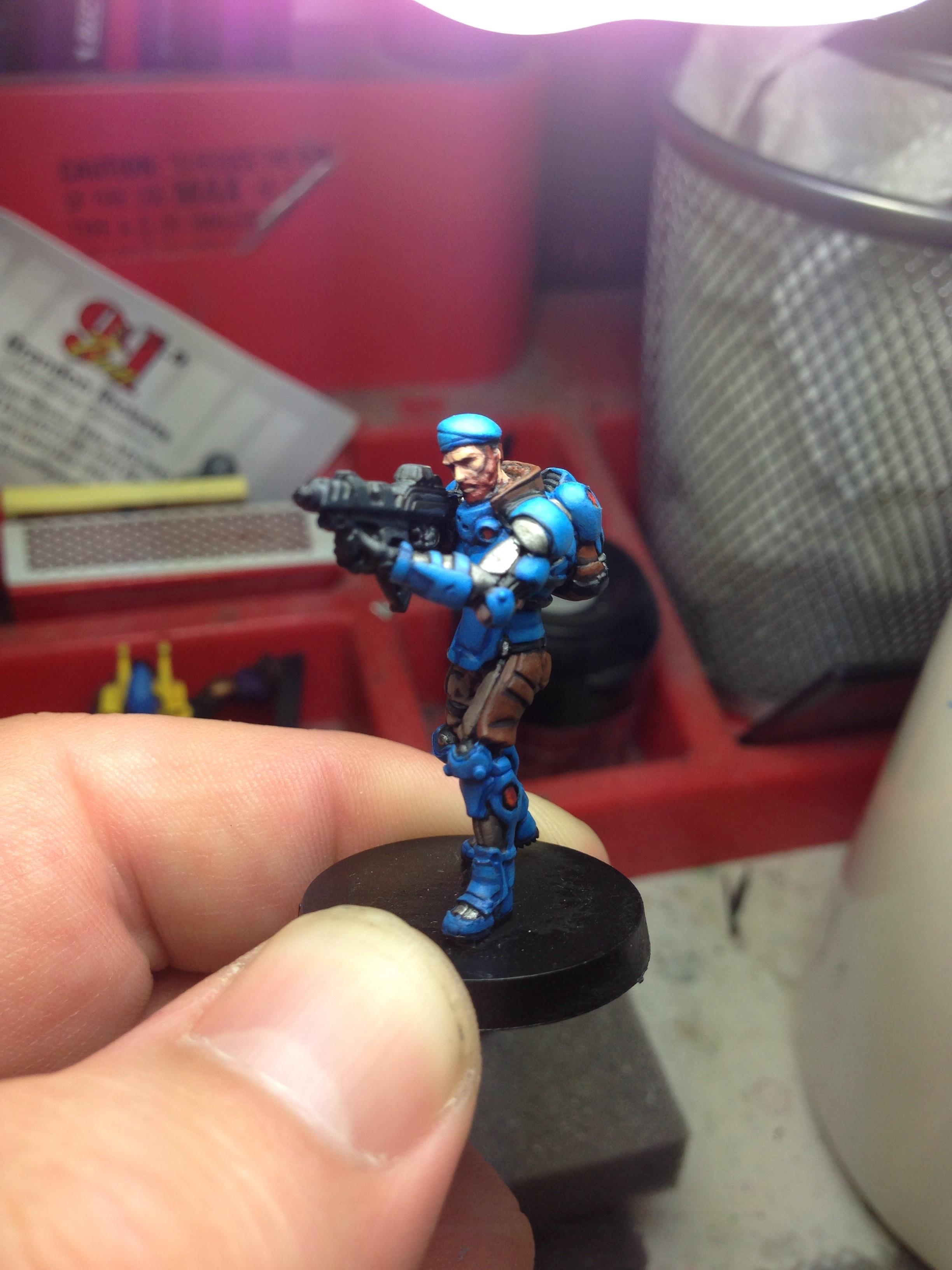 Fusilier, Infantry, Infinity, Male, Pano