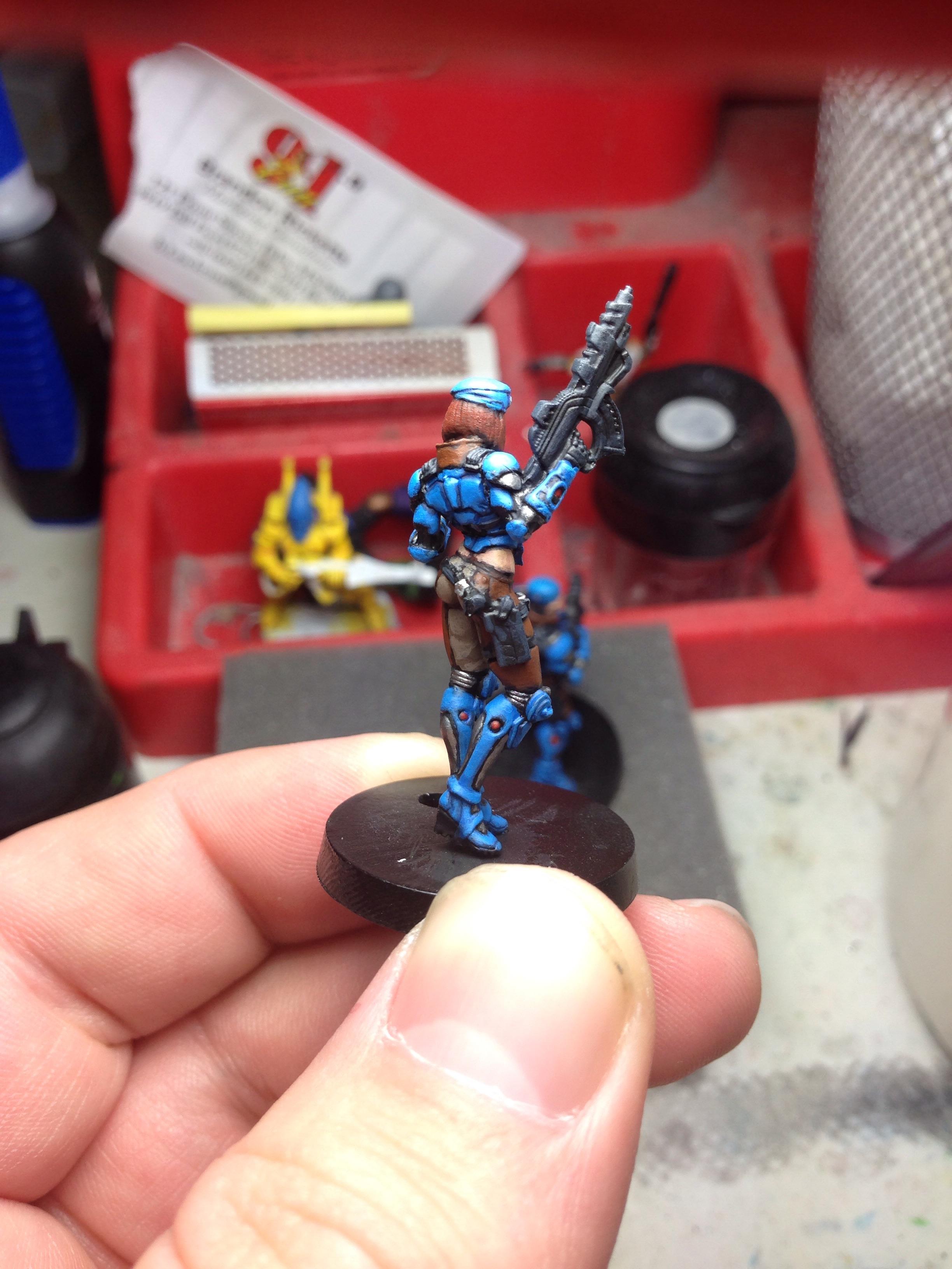 Female, Fusilier, Infantry, Infinity, Pano