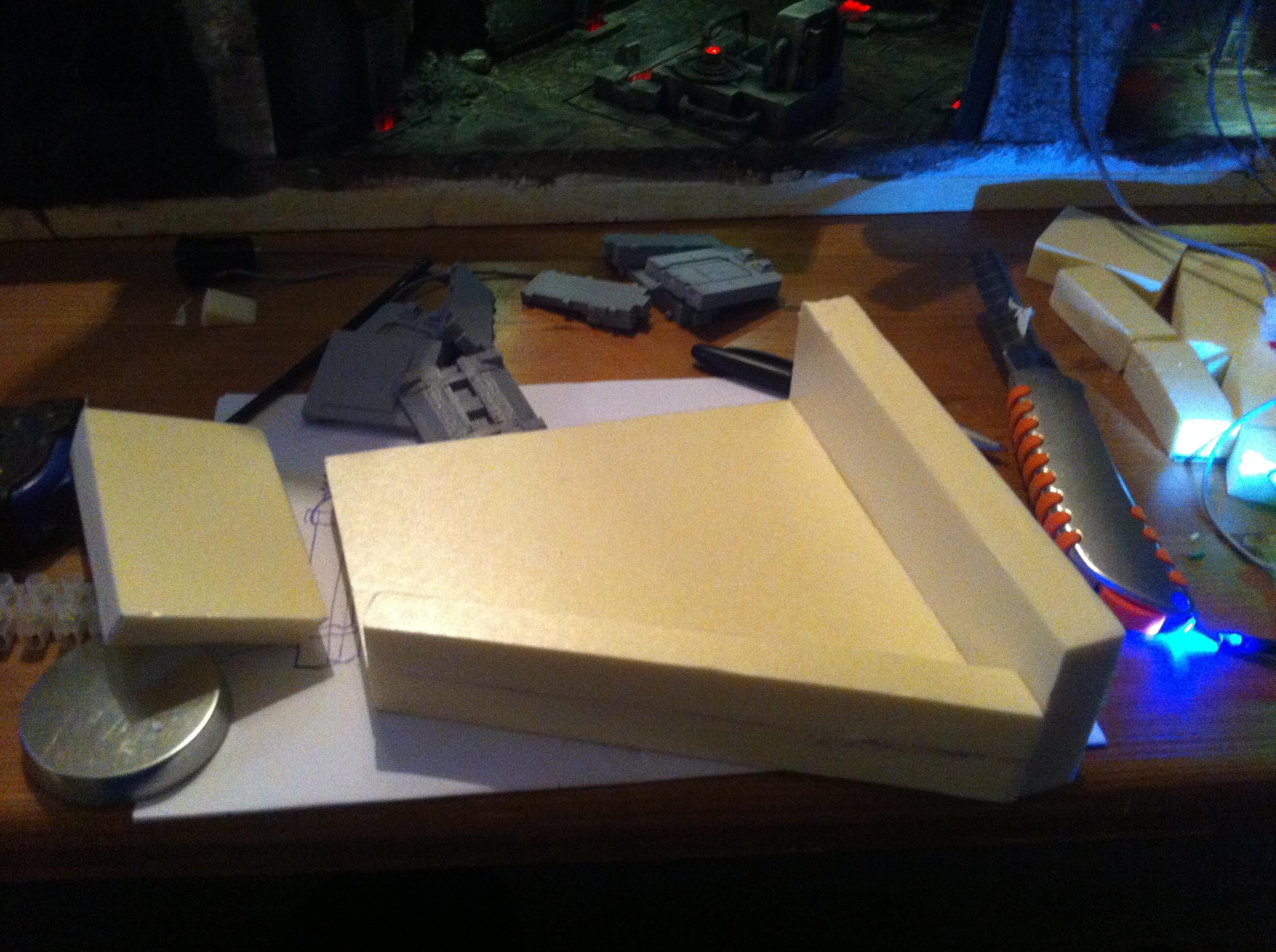 Battle, Board, Fortress, Space, Temple, Terrain, Wolves, Work In Progress